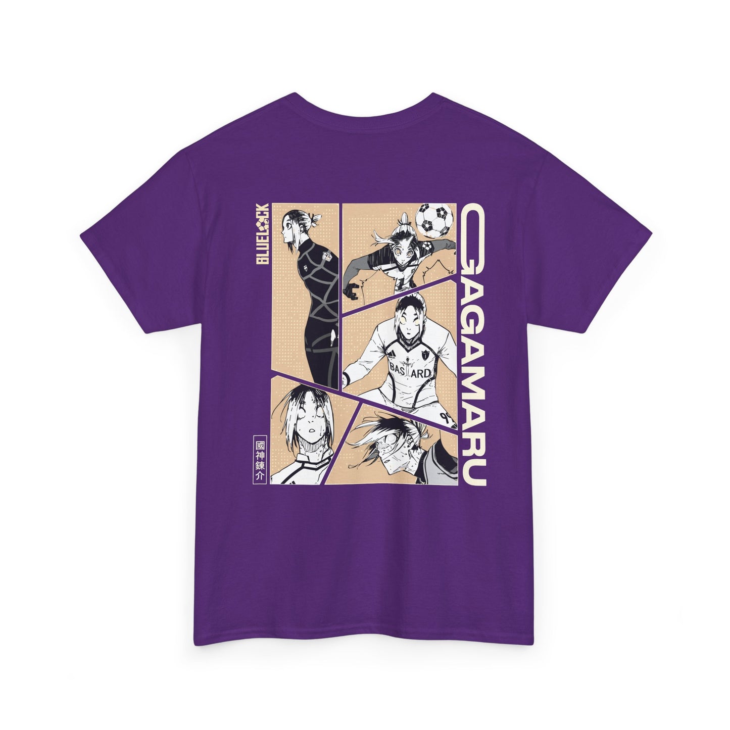 Gagamaru "Wall" Blue Lock Heavyweight Tee | Maklenn