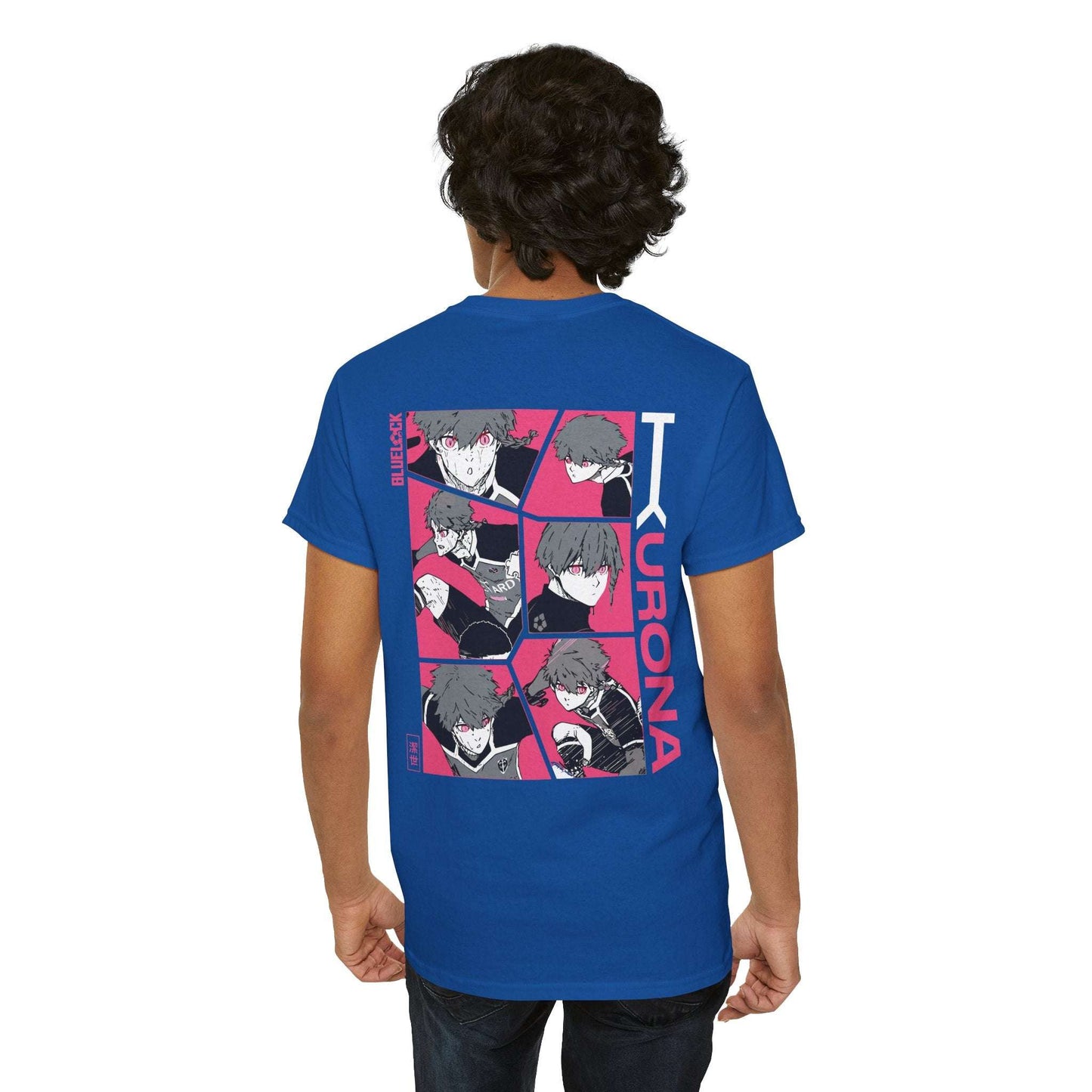 Kurona "Twin Fang" Blue Lock Heavyweight Tee | Maklenn Maklenn Kurona "Twin Fang" Blue Lock Heavyweight Tee | Maklenn T-Shirt Maklenn www.maklenn.com India 21.80