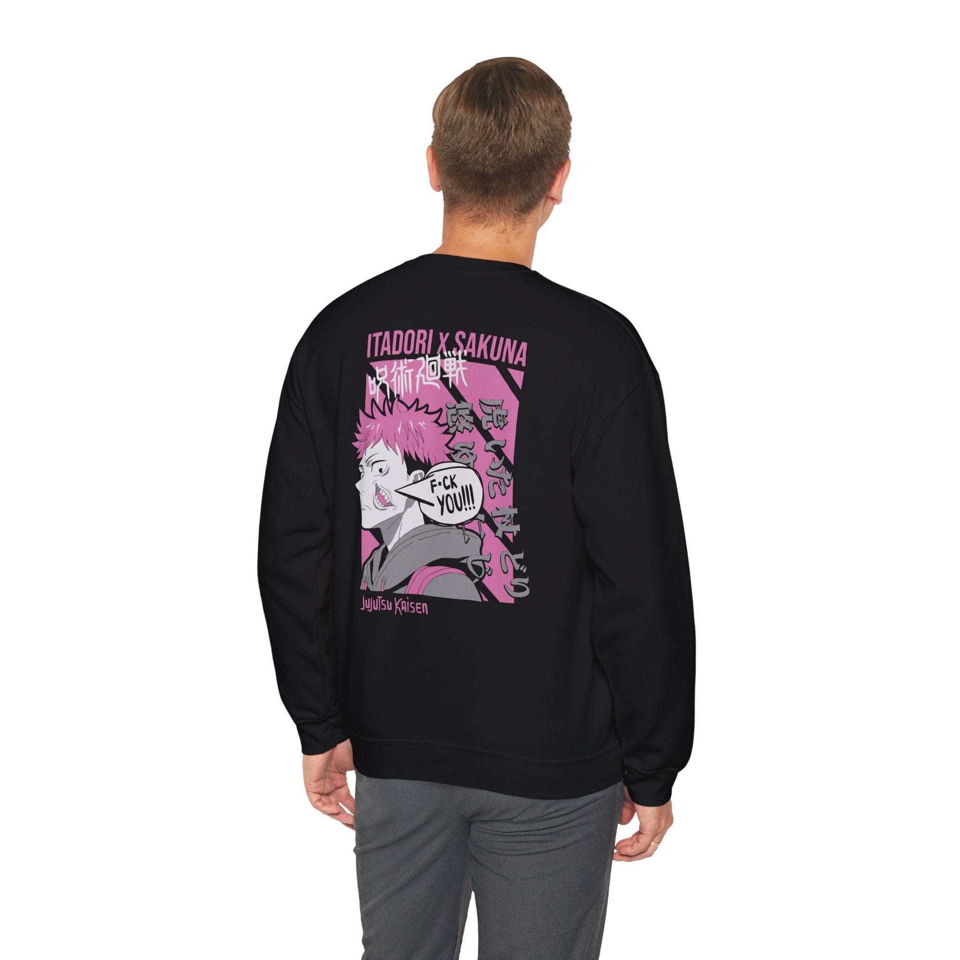 Jujutsu Kaisen Itadori x Sukuna Crewneck Sweatshirt — Anime Graphic Pullover Maklenn Jujutsu Kaisen Itadori x Sukuna Crewneck Sweatshirt — Anime Graphic Pullover Sweatshirt Maklenn www.maklenn.com India 32.23