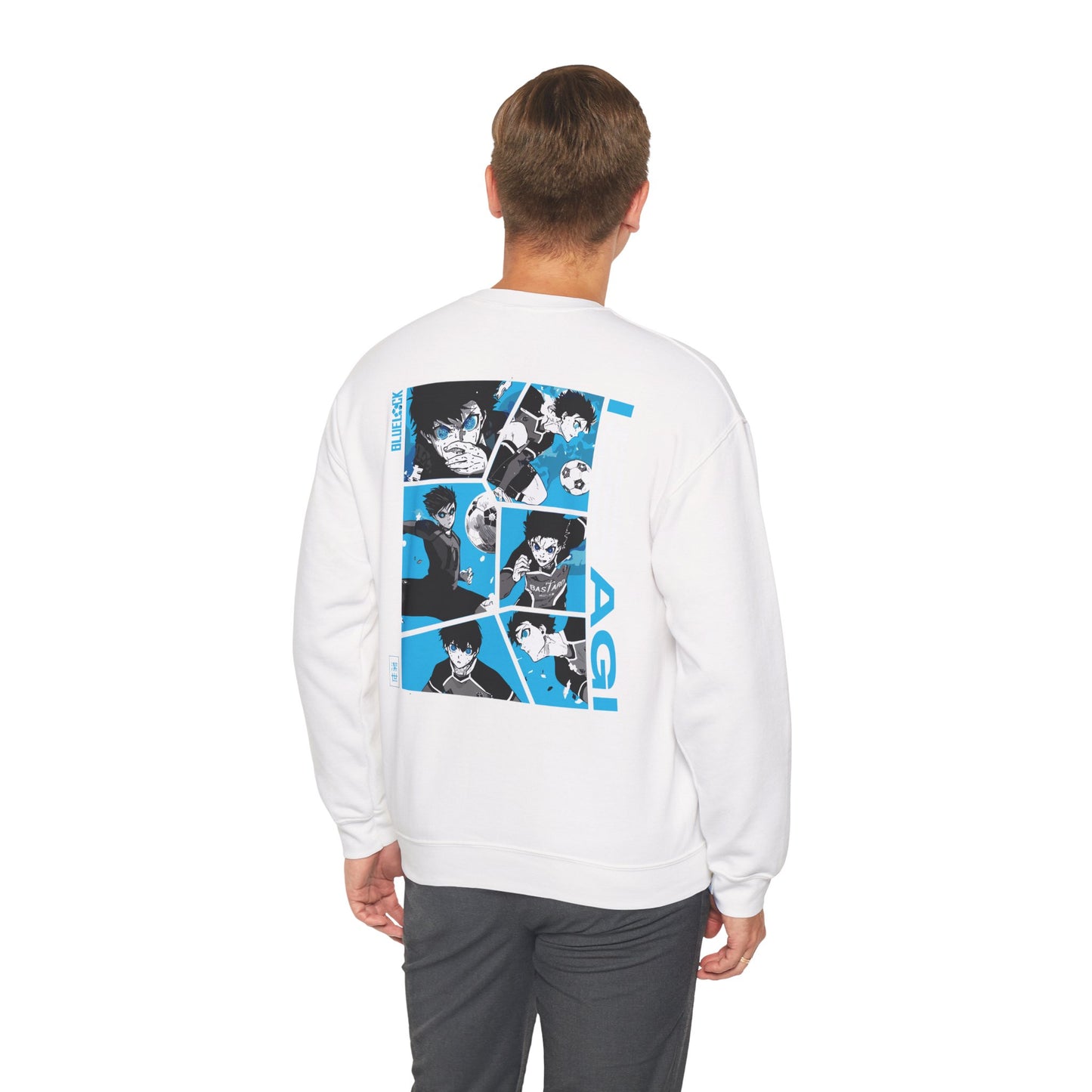 Isagi "Ego Vision" Blue Lock Heavyweight Tee | Maklenn