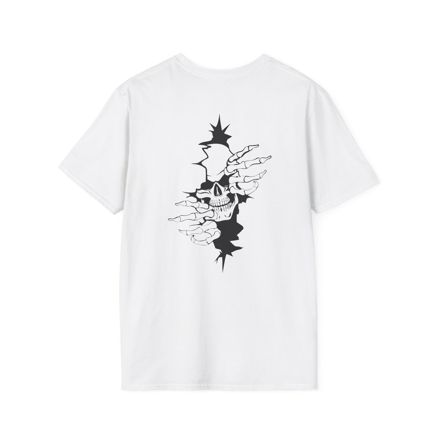 Edgy Skull Graphic Tee | Perfect for Casual Outings, Festivals, Halloween, and Gifts for Punk Rock Lovers Printify