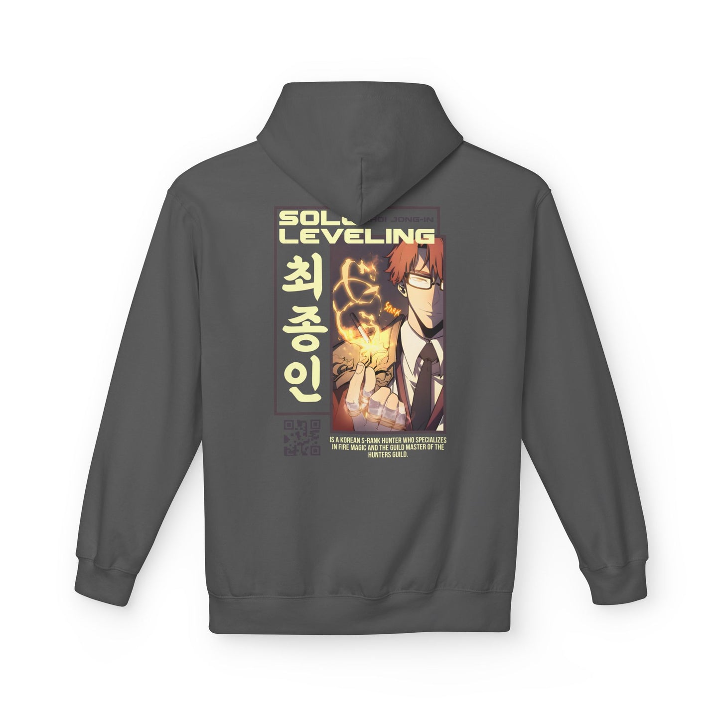Solo Leveling Hoodie — Anime Graphic Pullover with Sung Jin-Woo Art