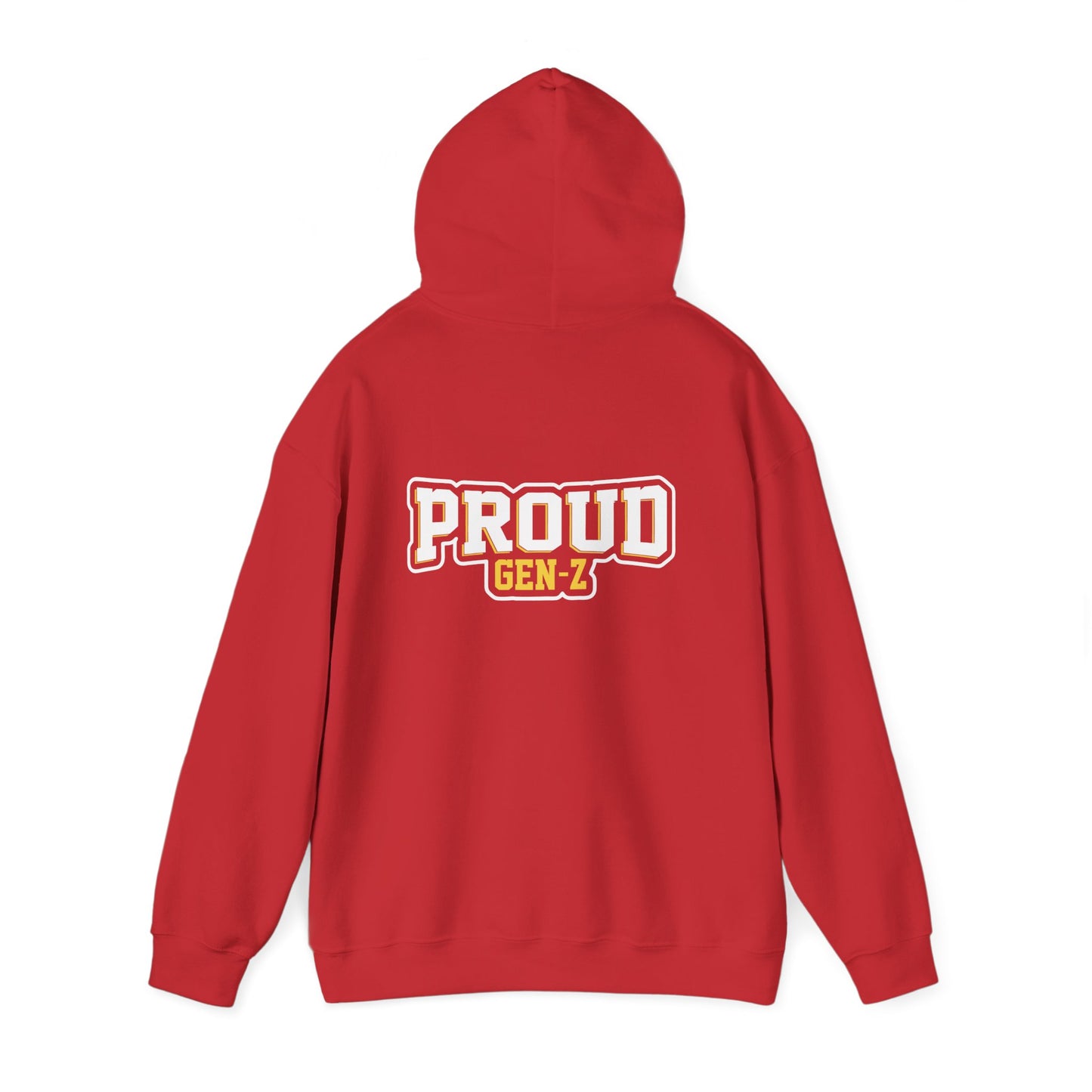 Proud Gen-Z Hoodie, Cozy Streetwear for Teens, Unisex Sweatshirt, Perfect Gift for Graduations, Everyday Casual Wear, Trendy Apparel Printify