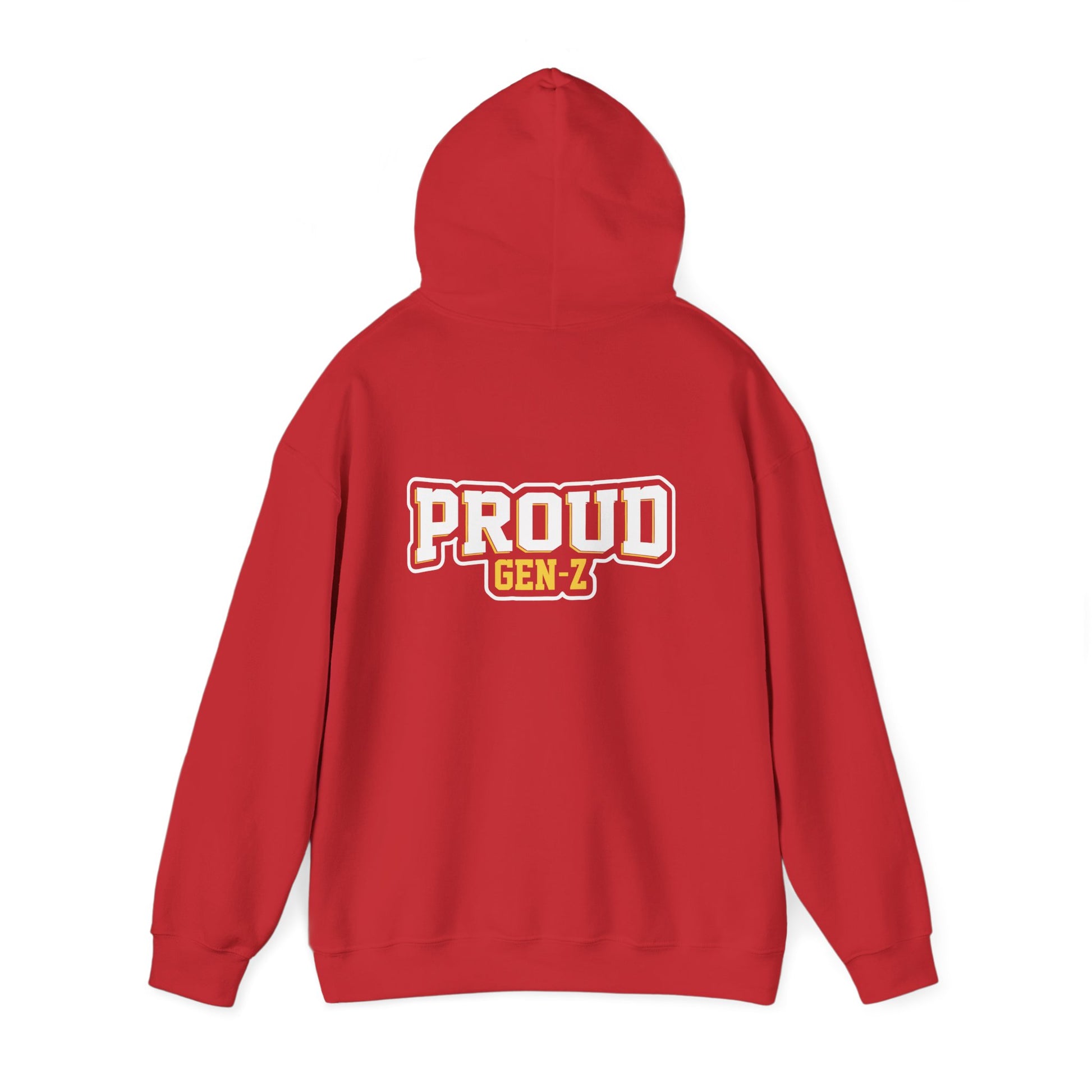 Proud Gen-Z Hoodie, Cozy Streetwear for Teens, Unisex Sweatshirt, Perfect Gift for Graduations, Everyday Casual Wear, Trendy Apparel Printify