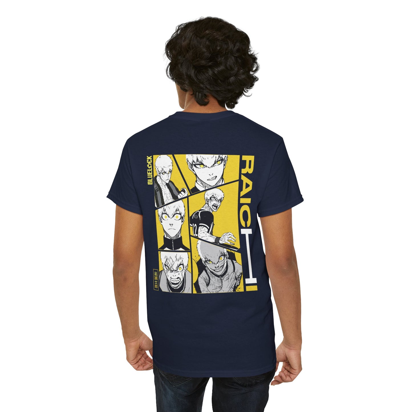 Raichi "Heat" Blue Lock Heavyweight Tee | Maklenn