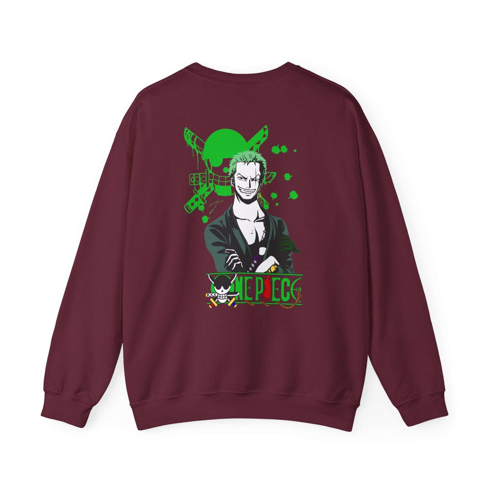 One Piece Zoro Graphic Sweatshirt — Anime Pirate Crewneck Maklenn One Piece Zoro Graphic Sweatshirt — Anime Pirate Crewneck Sweatshirt Maklenn www.maklenn.com India 33.23