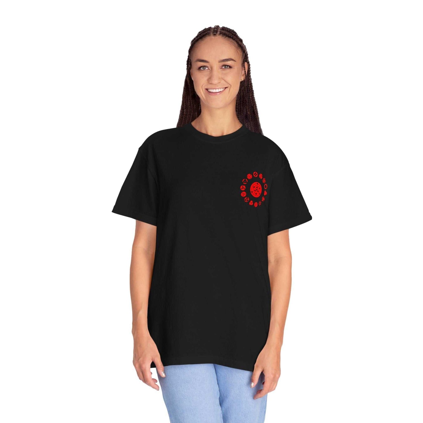 Anime Sasuke Graphic T-Shirt — Naruto Villain Back Print & Front Emblem Maklenn Anime Sasuke Graphic T-Shirt — Naruto Villain Back Print & Front Emblem T-Shirt Maklenn www.maklenn.com India 36.02