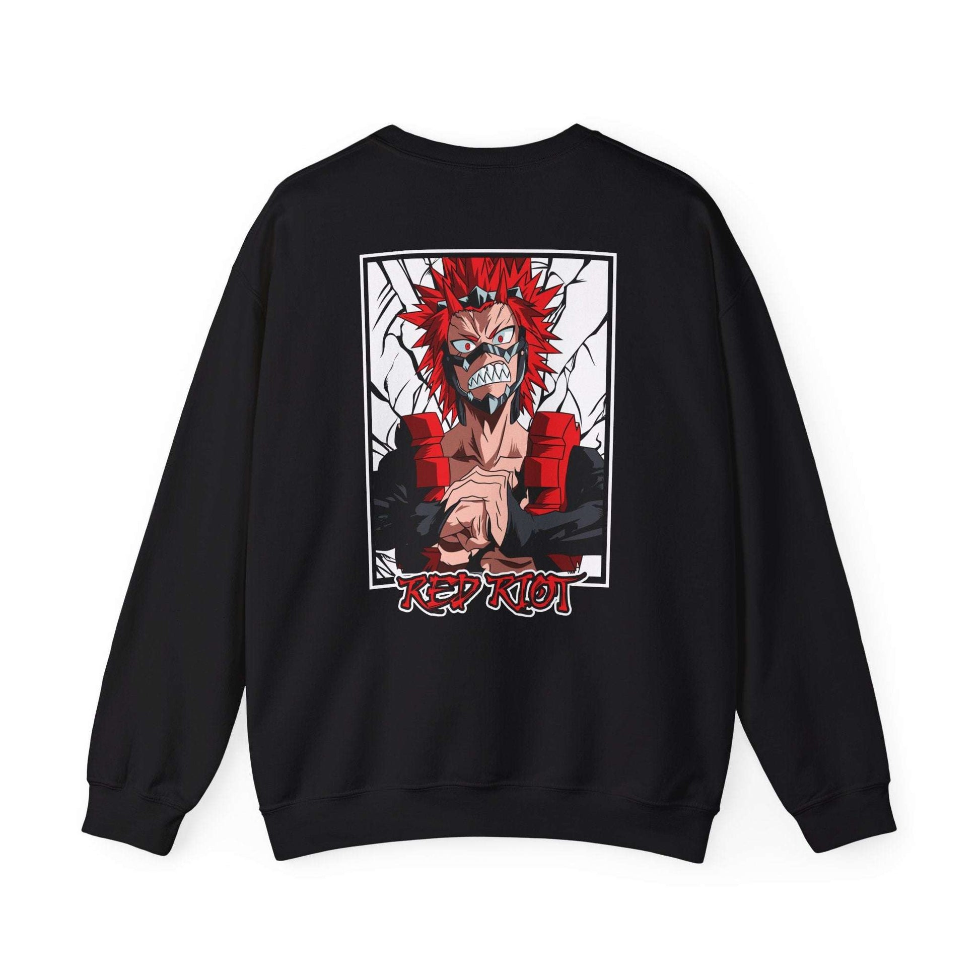 Crewneck Sweatshirt — Red Riot Anime Graphic (Keep Riot) Maklenn Crewneck Sweatshirt — Red Riot Anime Graphic (Keep Riot) Sweatshirt Maklenn www.maklenn.com India 33.23