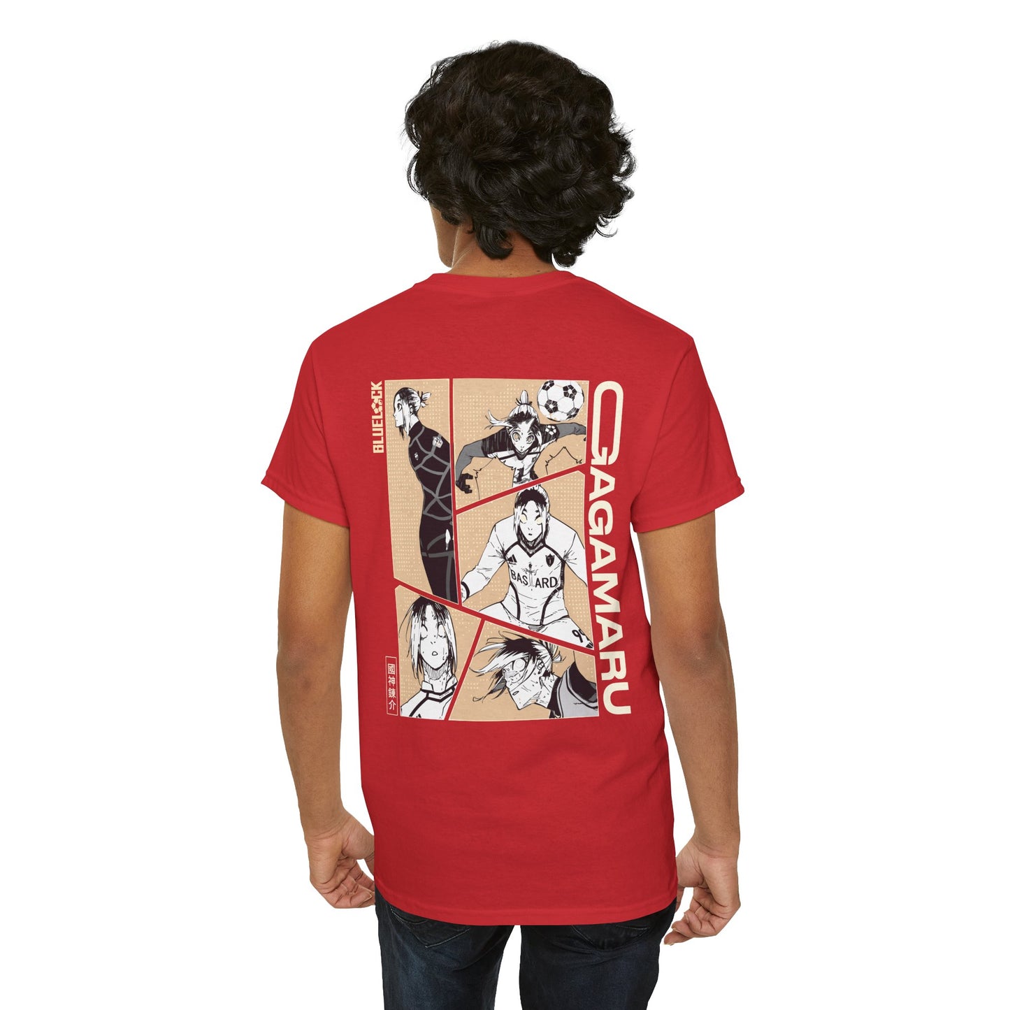 Gagamaru "Wall" Blue Lock Heavyweight Tee | Maklenn