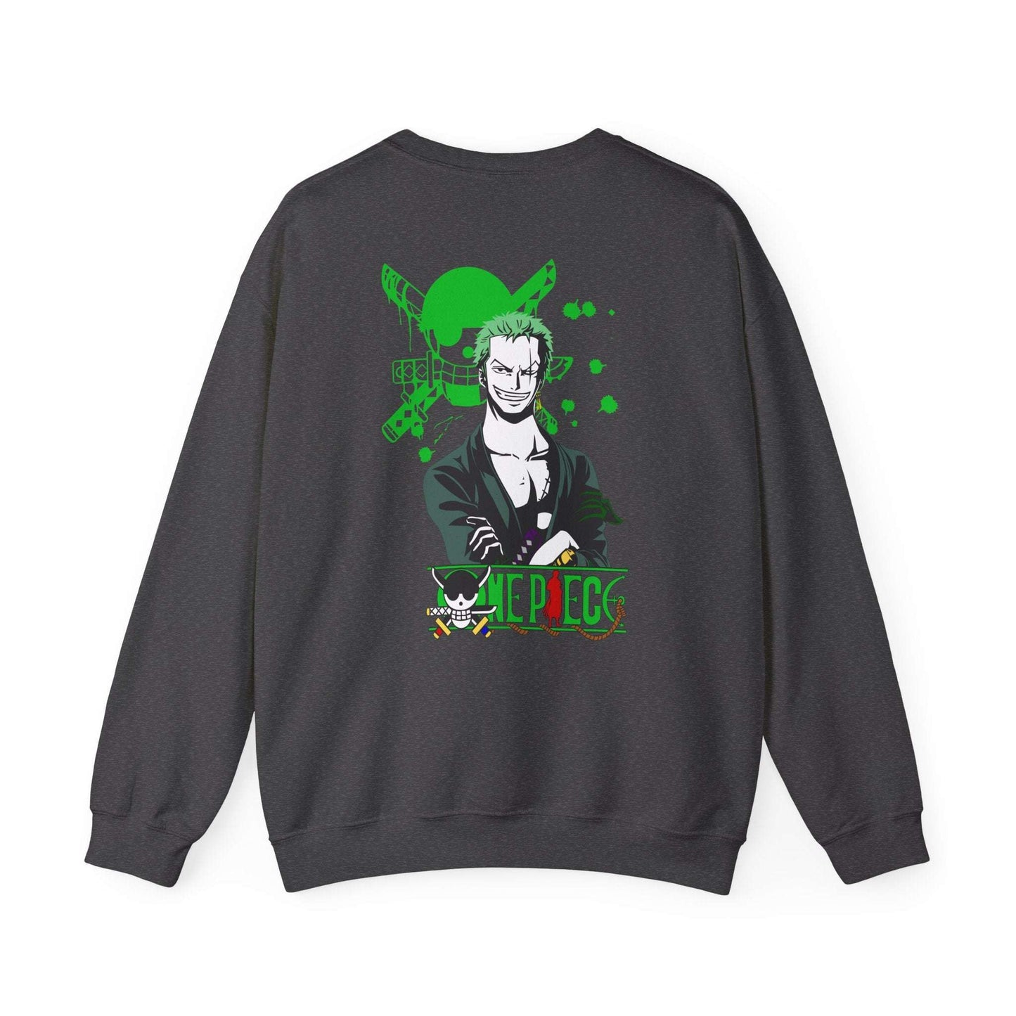 One Piece Zoro Graphic Sweatshirt — Anime Pirate Crewneck Maklenn One Piece Zoro Graphic Sweatshirt — Anime Pirate Crewneck Sweatshirt Maklenn www.maklenn.com India 33.23