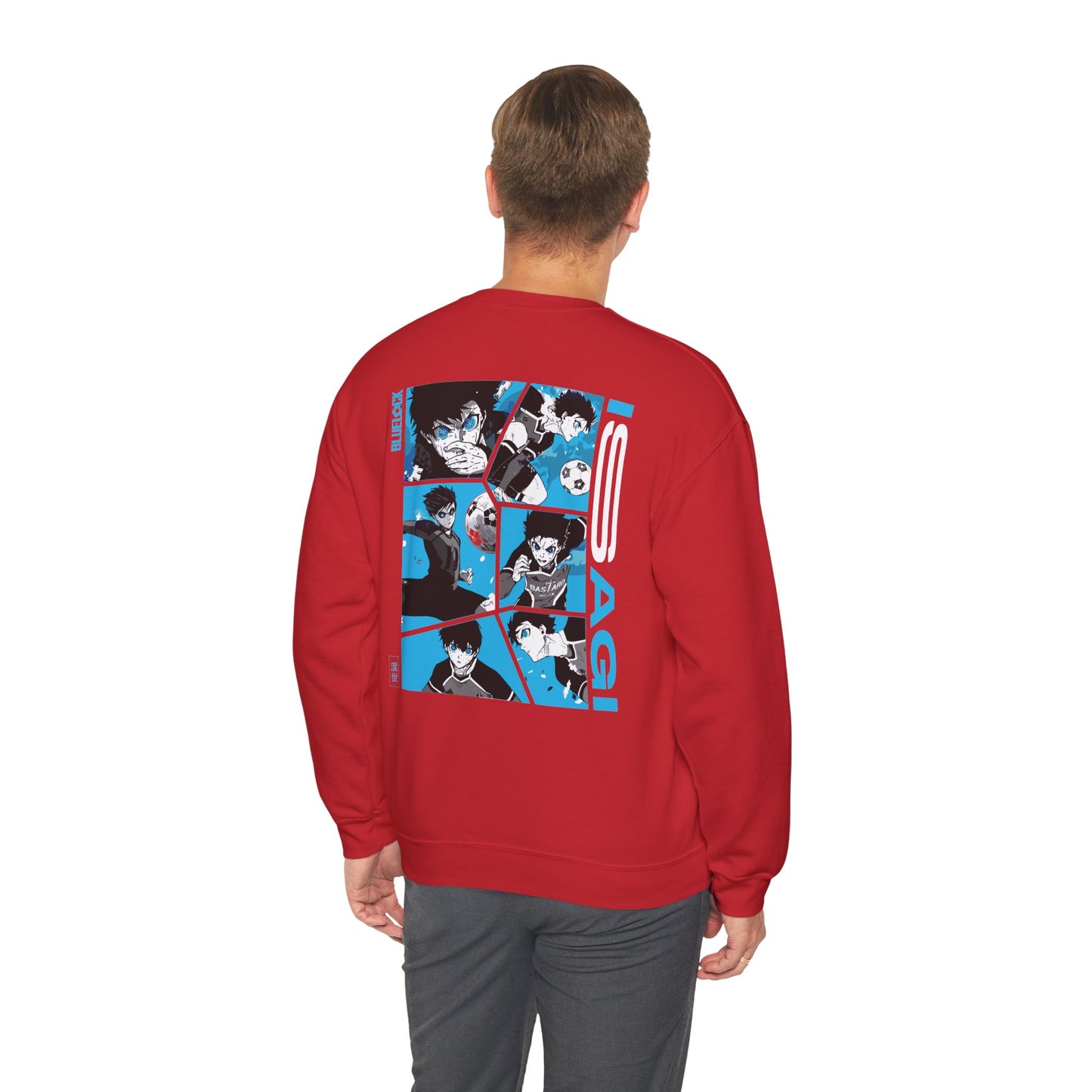 Isagi "Ego Vision" Blue Lock Heavyweight Tee | Maklenn
