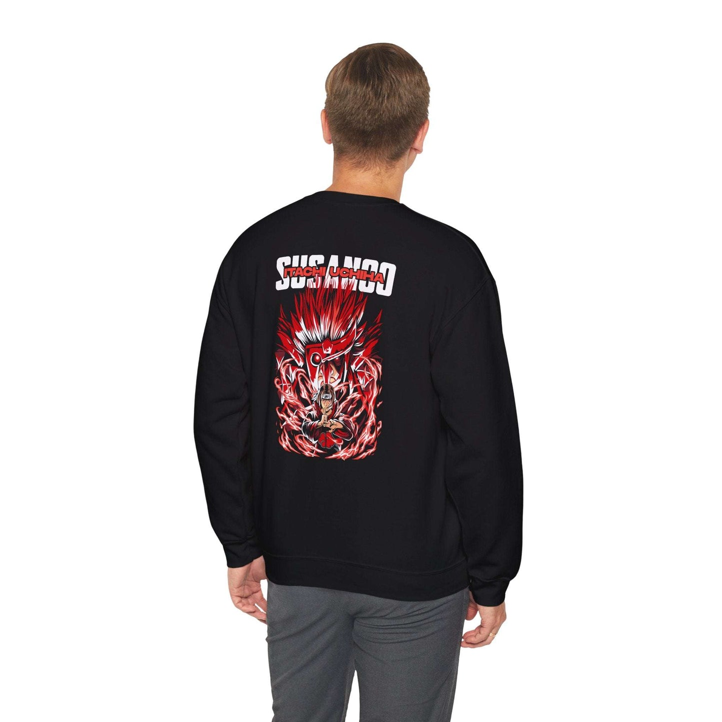 Crewneck Sweatshirt — Susanoo Anime Graphic Pullover (Red Flame Design) Maklenn Crewneck Sweatshirt — Susanoo Anime Graphic Pullover (Red Flame Design) Sweatshirt Maklenn www.maklenn.com India 33.23