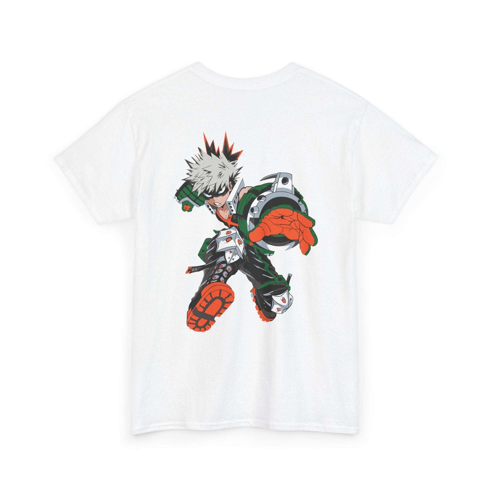 Anime Graphic Tee — Dynamic Action Back Print with Small Chest Logo Maklenn Anime Graphic Tee — Dynamic Action Back Print with Small Chest Logo T-Shirt Maklenn www.maklenn.com India 21.80