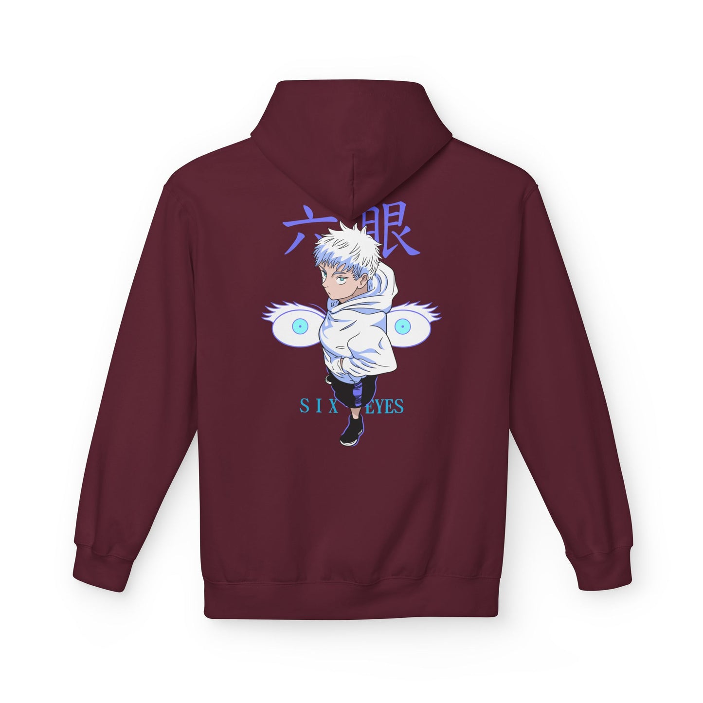 Jujutsu Kaisen Satoru Gojo Hoodie — Six Eyes Graphic Anime Pullover