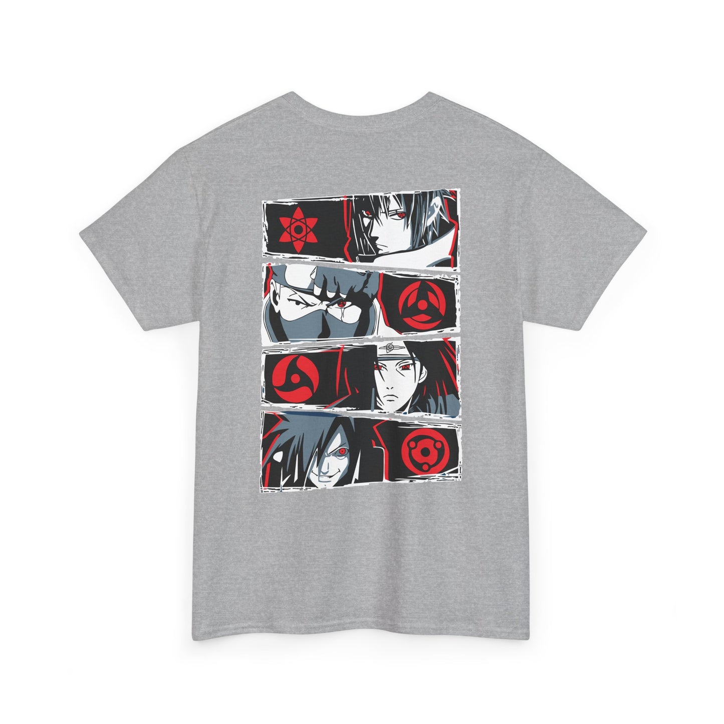 Anime Eyes Graphic Tee — Manga Character Panel Back Print