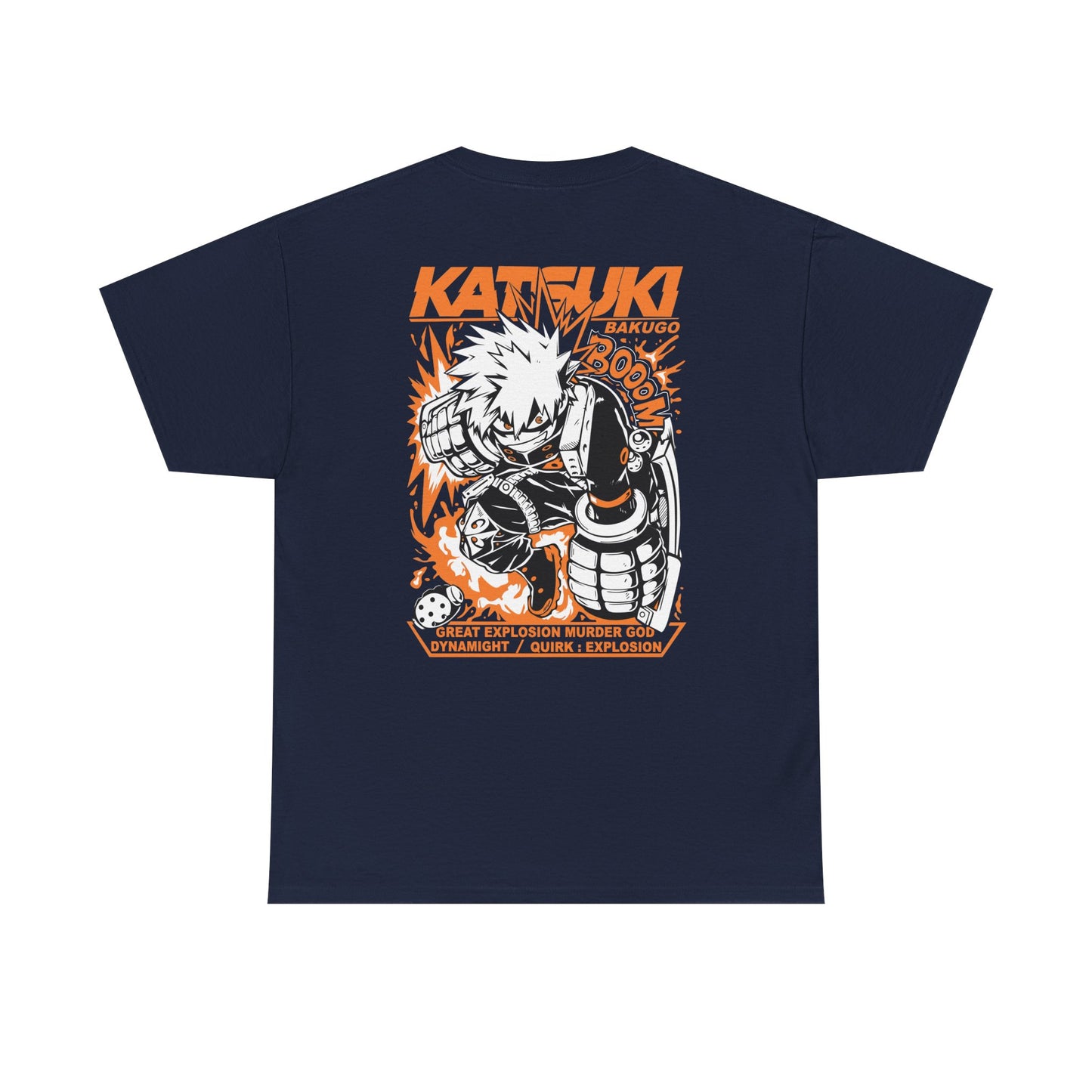 Bakugo Katsuki Graphic Tee — Anime Hero Action T-Shirt