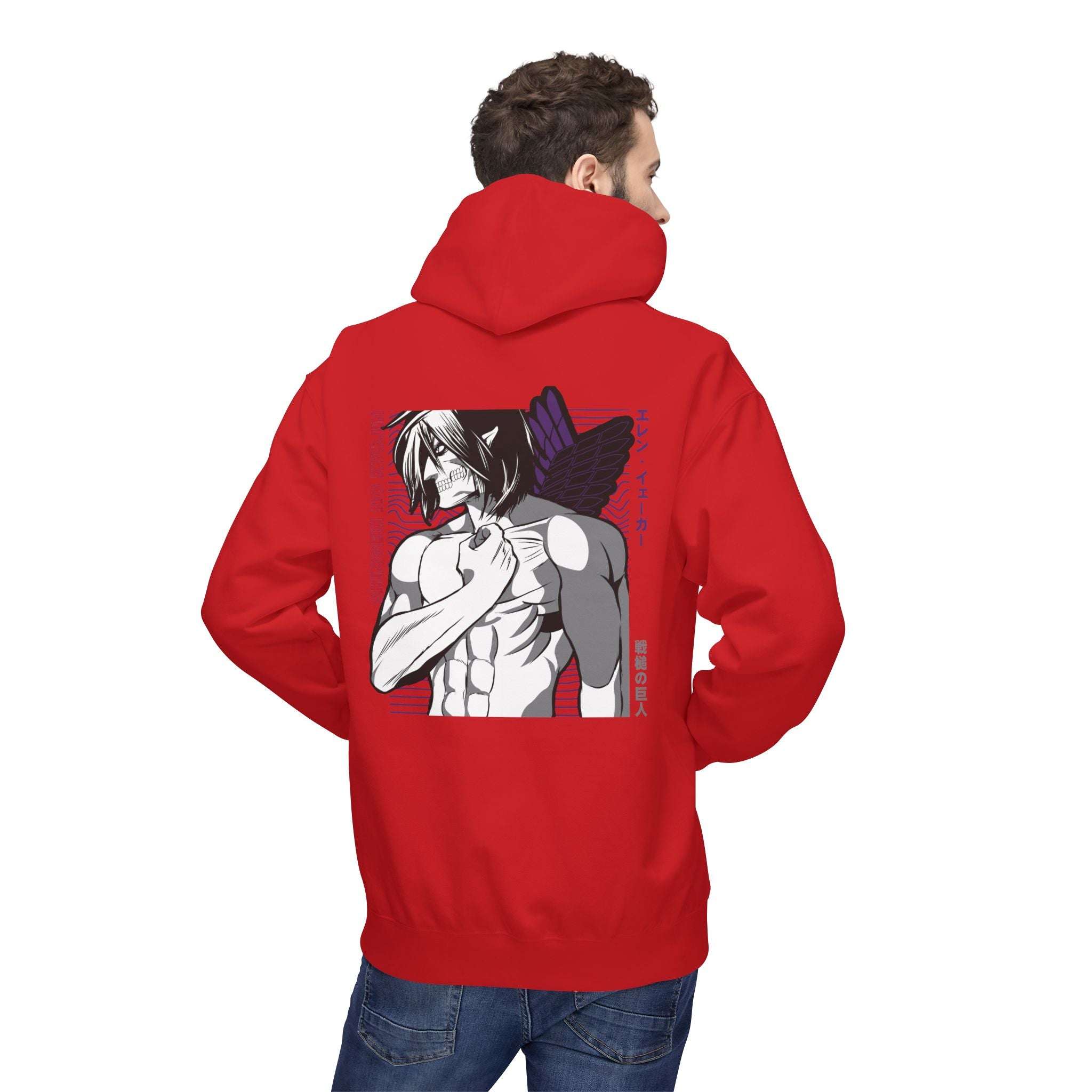 Eren - Attack on Titan Maklenn Eren - Attack on Titan Hoodie Maklenn www.maklenn.com India 39.87