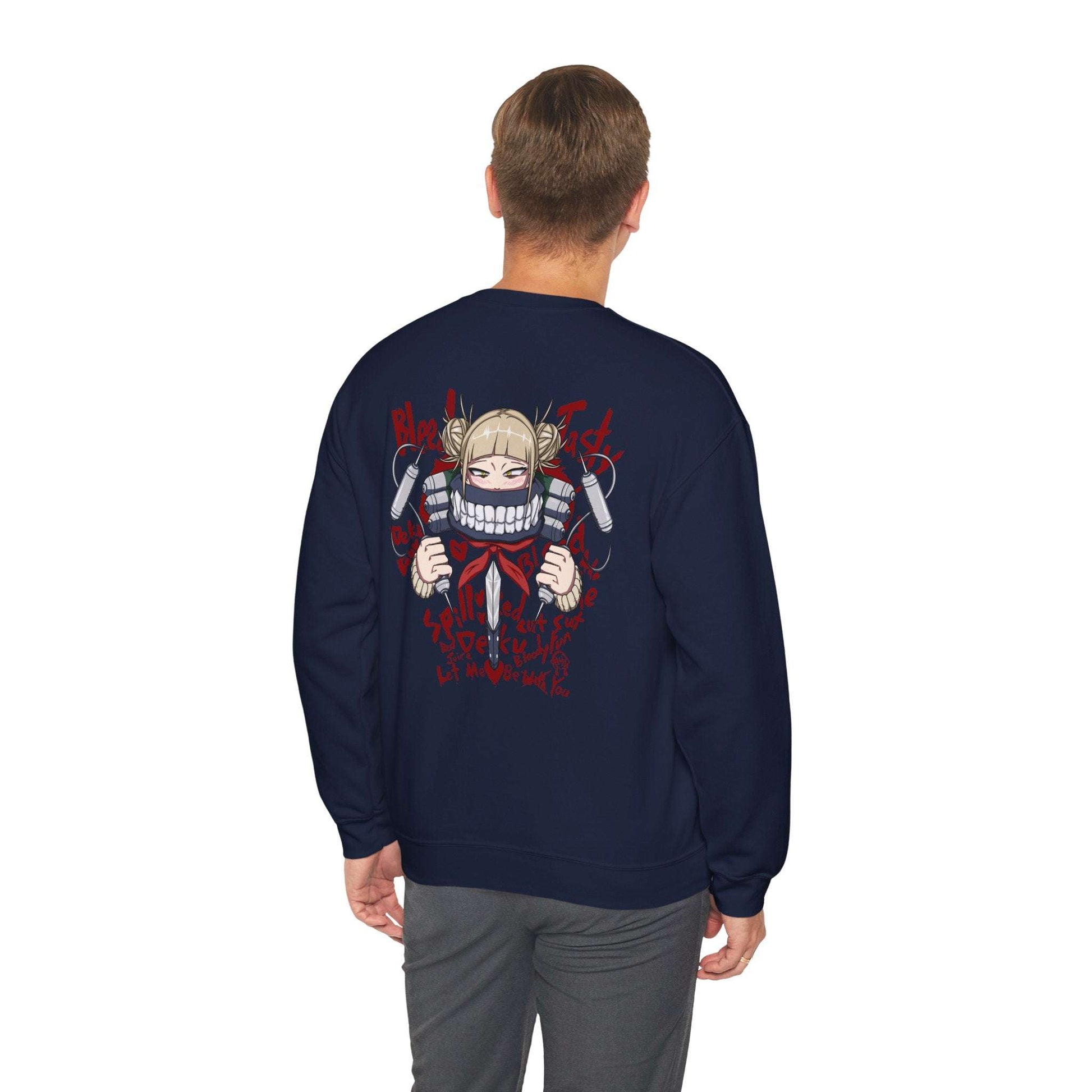 Graphic Crewneck Sweatshirt — Grinning Girl Horror Manga Design Maklenn Graphic Crewneck Sweatshirt — Grinning Girl Horror Manga Design Sweatshirt Maklenn www.maklenn.com India 33.23