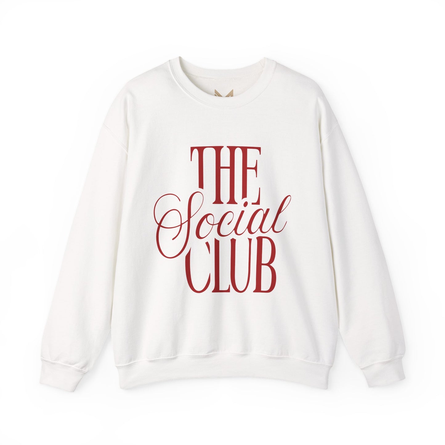 Chic Social Club Sweatshirt, Cozy Unisex Crewneck, Fashionable Gift for Friends, Casual Wardrobe Essential, Perfect for Hangouts and [...] Printify