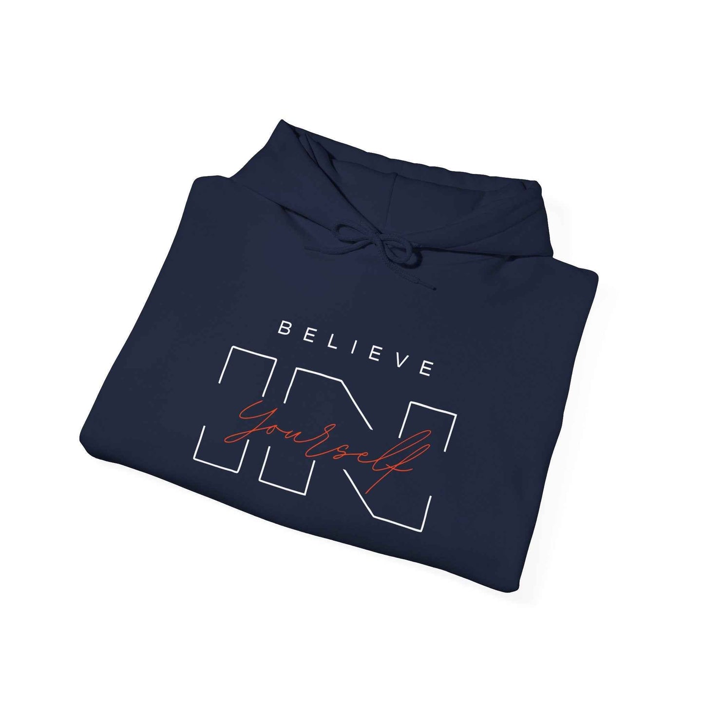 Believe in Yourself Hoodie - Inspirational Unisex Sweatshirt, Cozy Pullover, Motivational Gift, Self-Care Apparel, Everyday Comfort