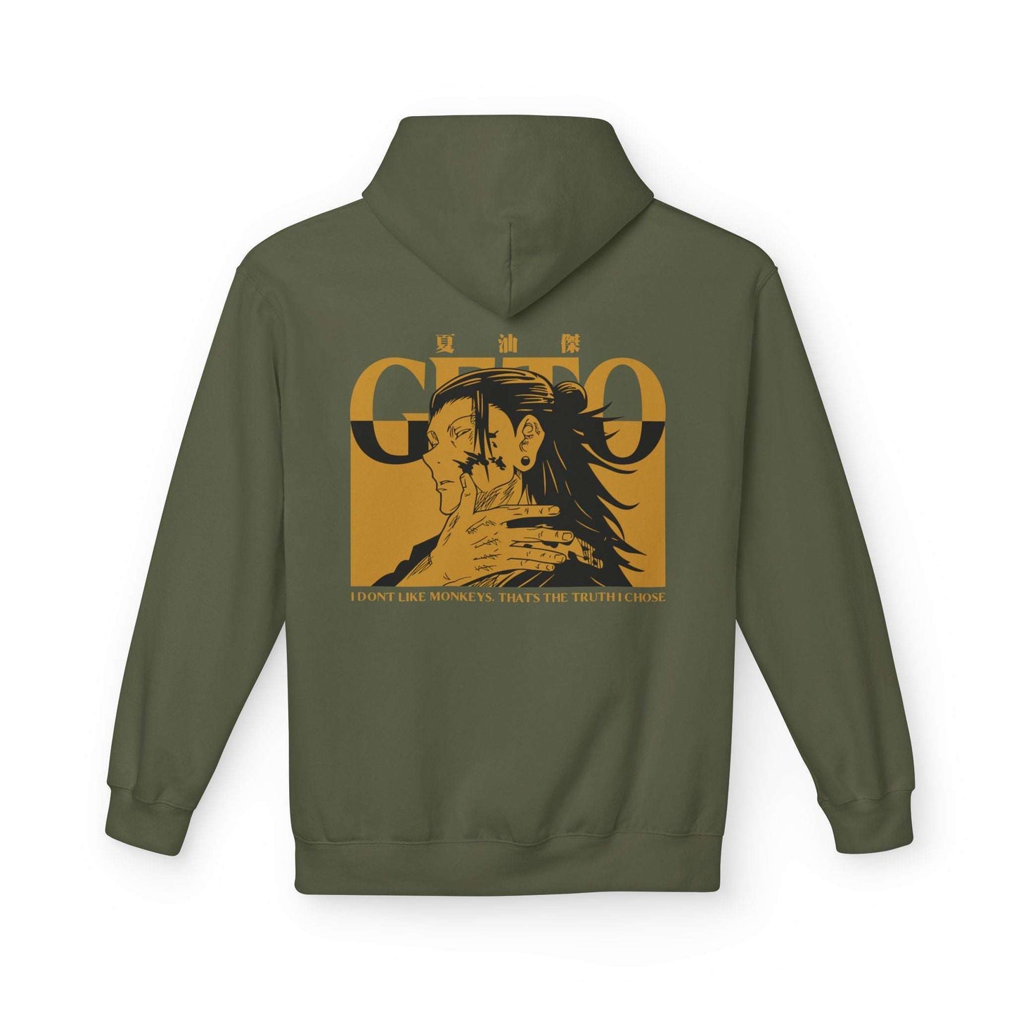 Jujutsu Kaisen Gojo Graphic Hoodie — Minimal Kanji Front, Retro Back Art Maklenn Jujutsu Kaisen Gojo Graphic Hoodie — Minimal Kanji Front, Retro Back Art Hoodie Maklenn www.maklenn.com India 39.87