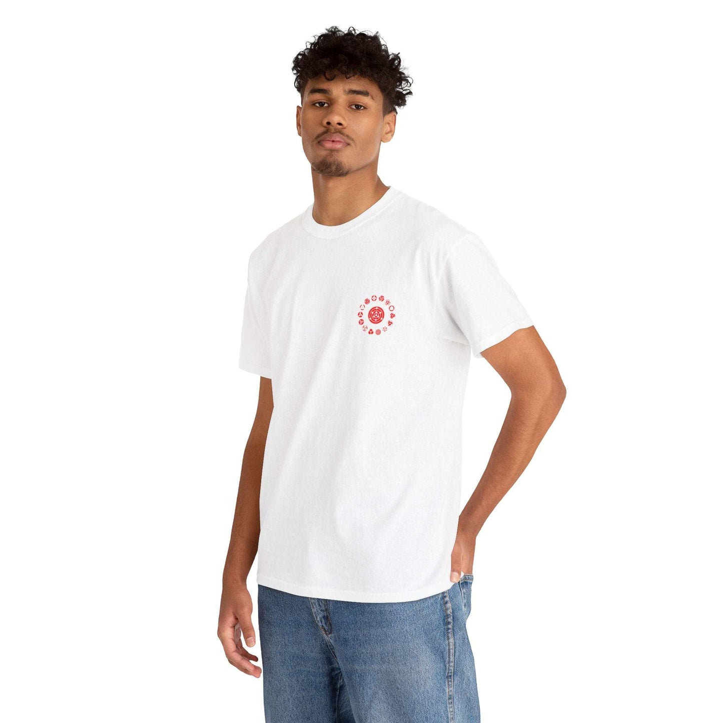 Anime Demon Trio Graphic Tee — Back Print with Small Front Logo Maklenn Anime Demon Trio Graphic Tee — Back Print with Small Front Logo T-Shirt Maklenn www.maklenn.com India 21.80