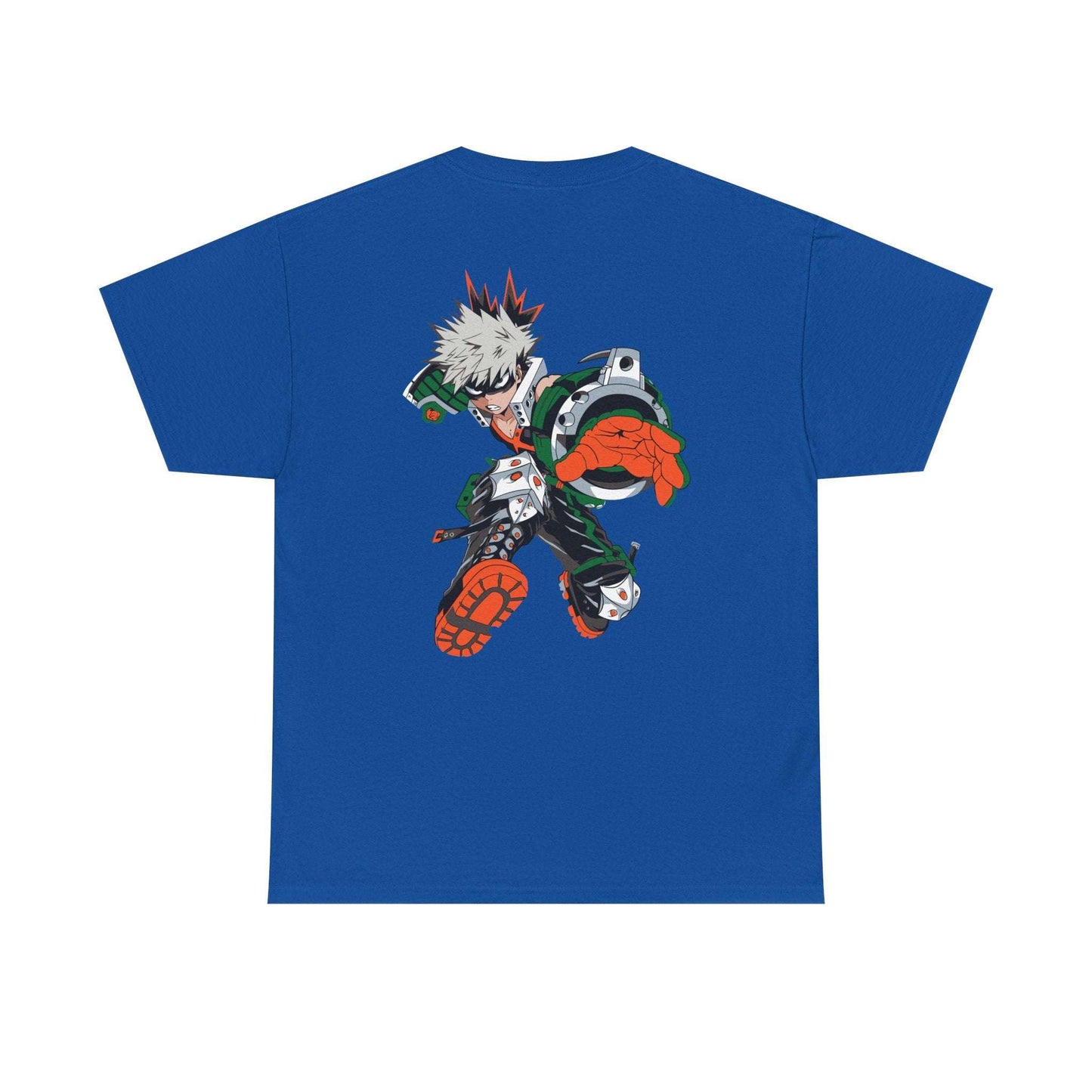 Anime Graphic Tee — Dynamic Action Back Print with Small Chest Logo Maklenn Anime Graphic Tee — Dynamic Action Back Print with Small Chest Logo T-Shirt Maklenn www.maklenn.com India 21.80
