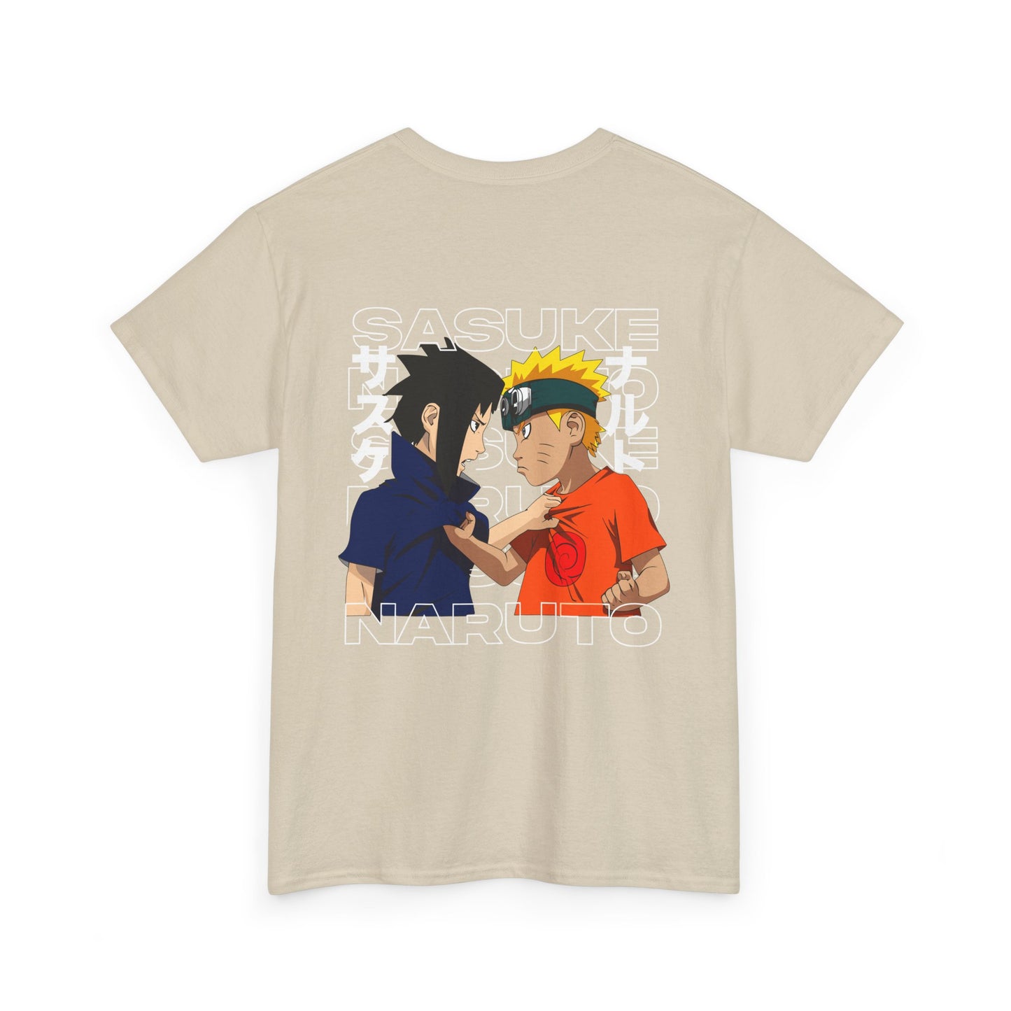 Naruto vs Sasuke Graphic Tee — Anime Friendship & Rivalry T-Shirt