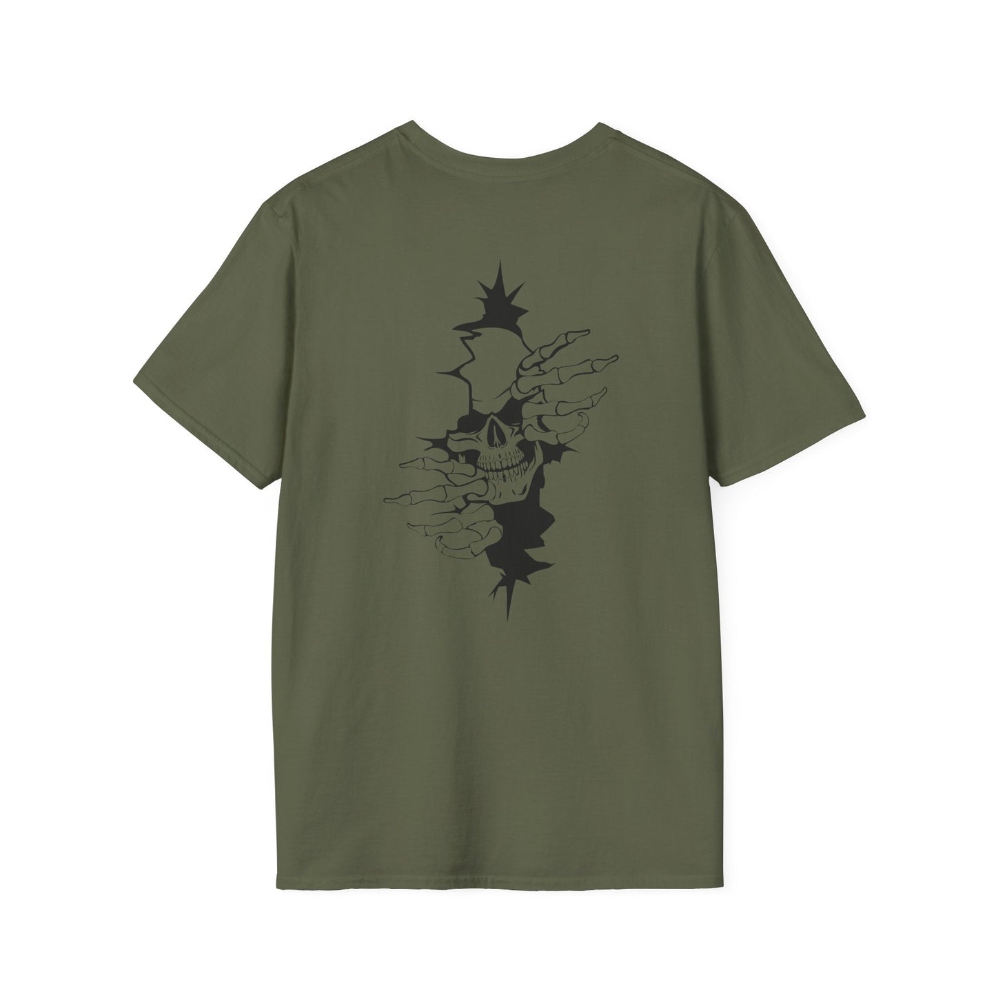 Edgy Skull Graphic Tee | Perfect for Casual Outings, Festivals, Halloween, and Gifts for Punk Rock Lovers Printify