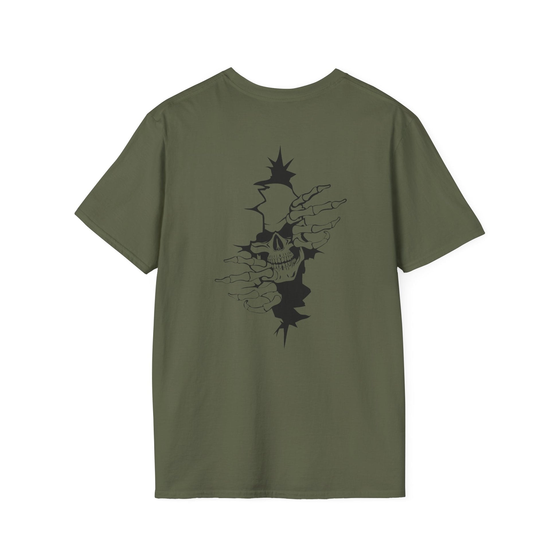Edgy Skull Graphic Tee | Perfect for Casual Outings, Festivals, Halloween, and Gifts for Punk Rock Lovers Printify