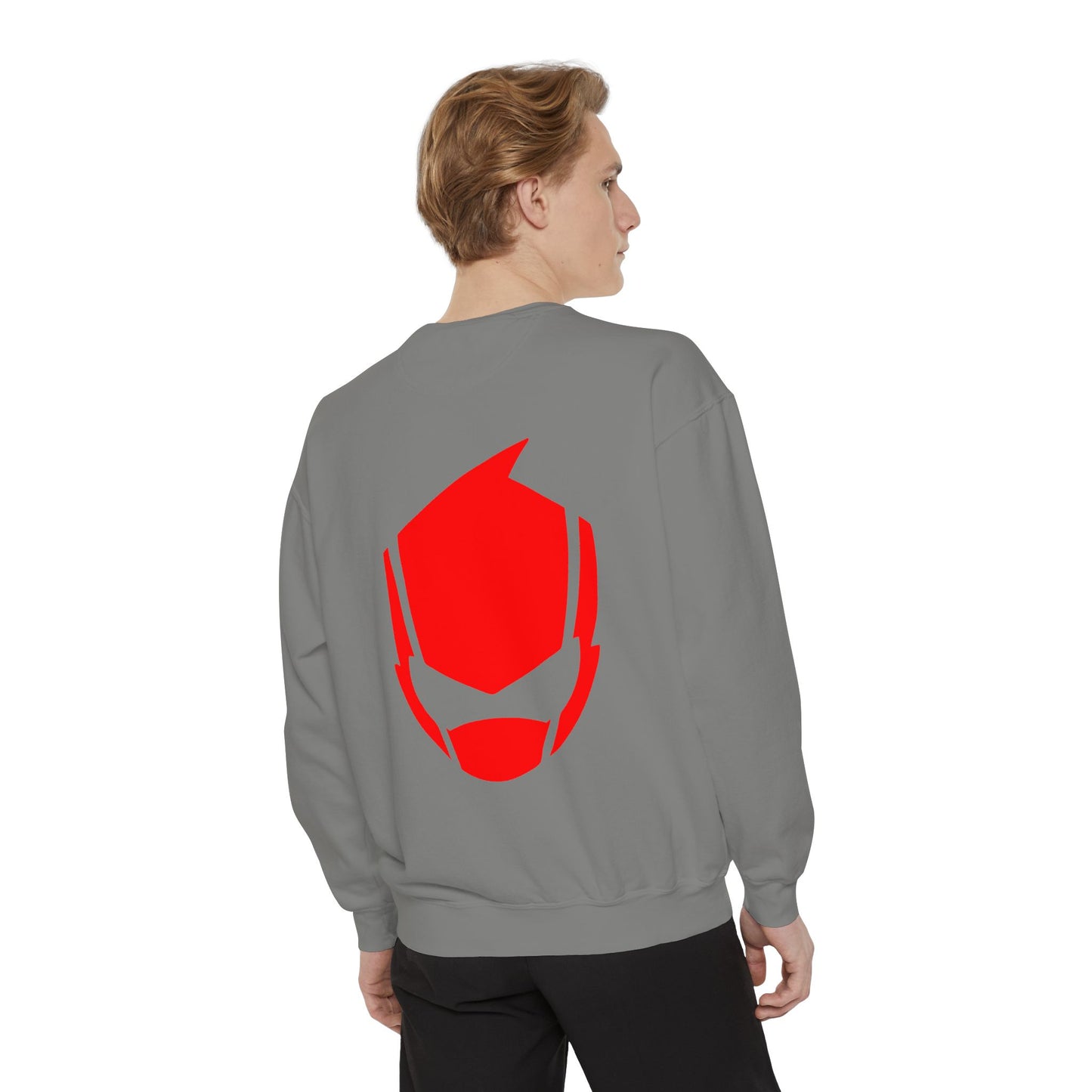 Bold Graphic Unisex Sweatshirt, Cozy Streetwear, Perfect Gift for Comics Fans, Casual Everyday Wear, Unique Holiday Apparel Printify