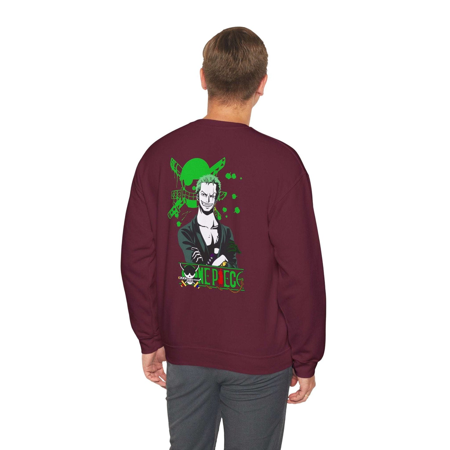 One Piece Zoro Graphic Sweatshirt — Anime Pirate Crewneck Maklenn One Piece Zoro Graphic Sweatshirt — Anime Pirate Crewneck Sweatshirt Maklenn www.maklenn.com India 33.23