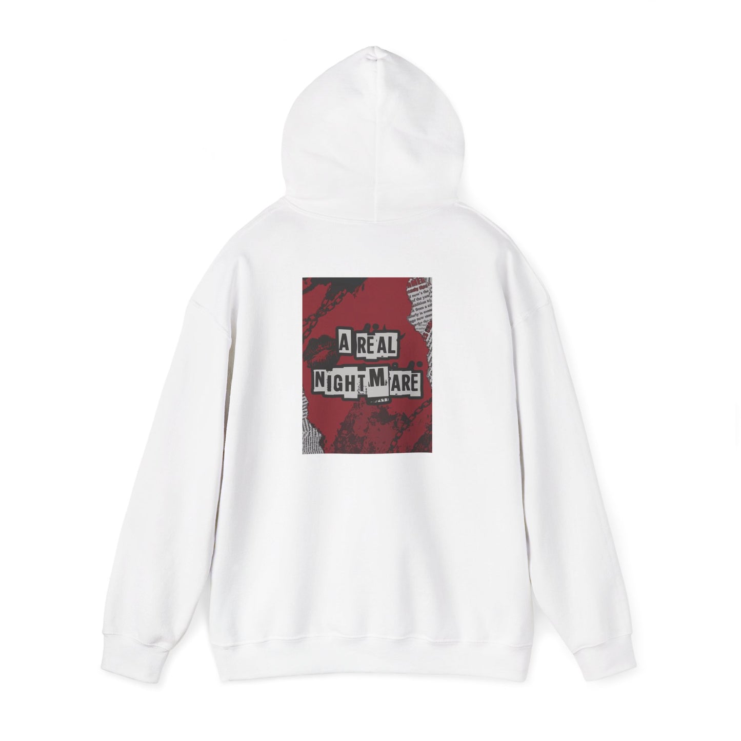 A Real Nightmare Hoodie - Cozy Unisex Sweatshirt for Halloween, Casual Wear, Gifts, Fall Fashion, Party,USA trend, Mens hoodie us,Australia genz edition,Canada online hoodie fashion Printify