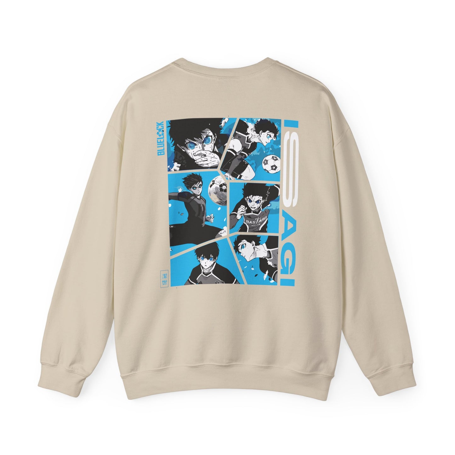 Isagi "Ego Vision" Blue Lock Heavyweight Tee | Maklenn