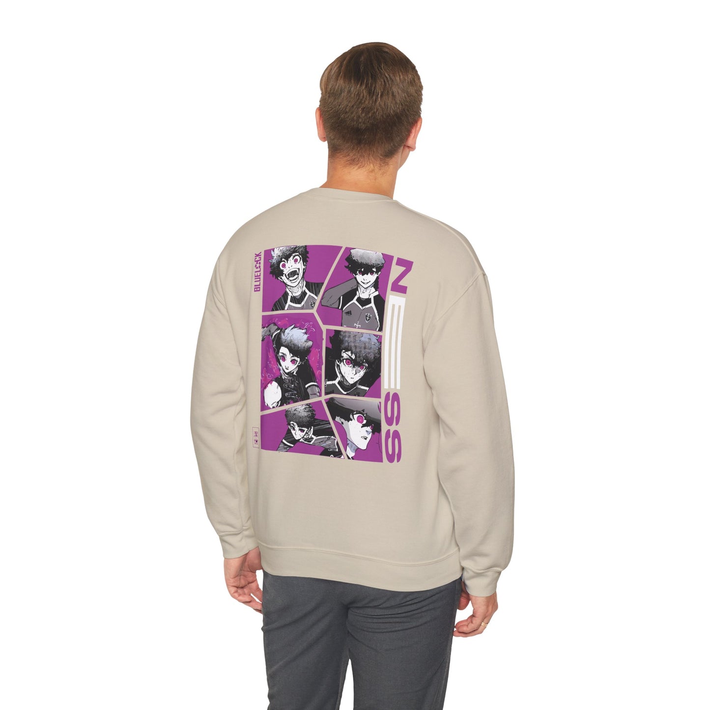 Ness "Brain" Blue Lock Heavyweight Tee | Maklenn