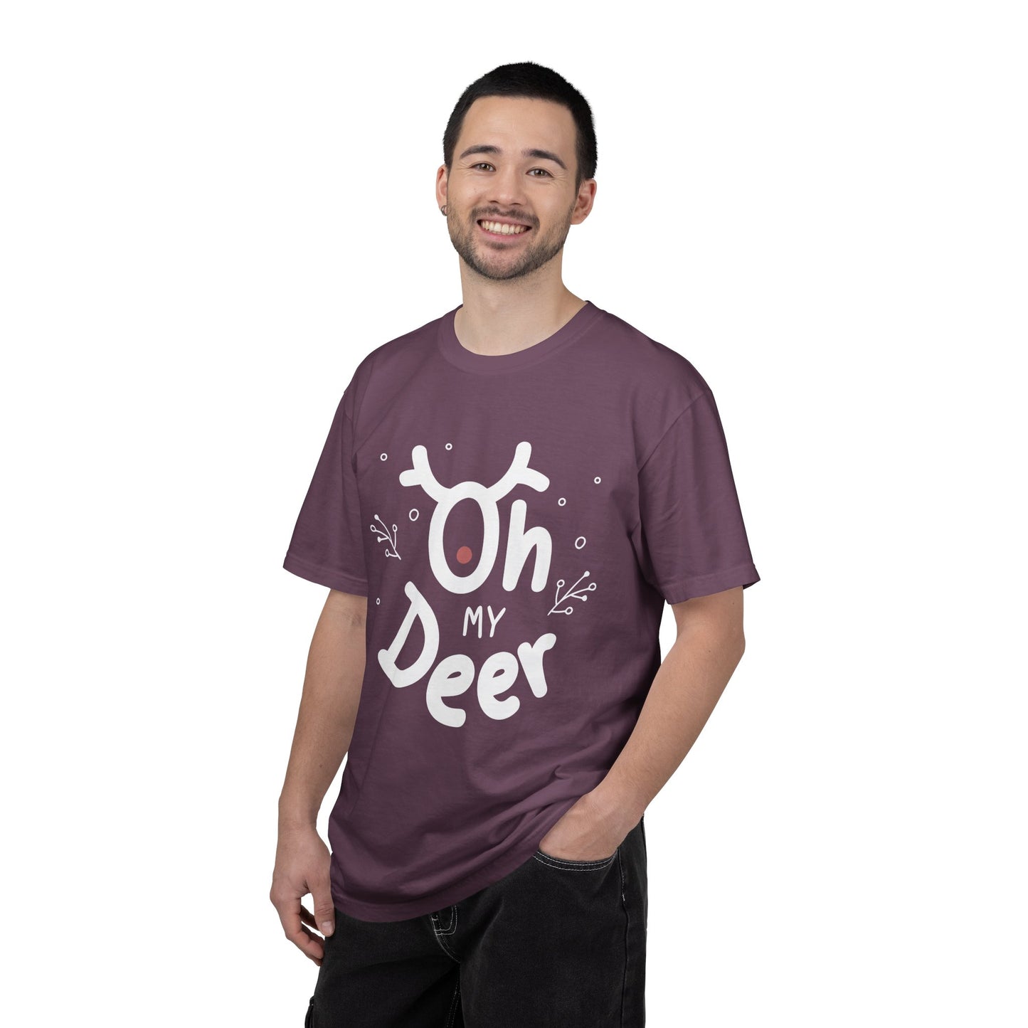 Oh My Deer Graphic T-Shirt — Cute Holiday Funny Nature Tee Printify