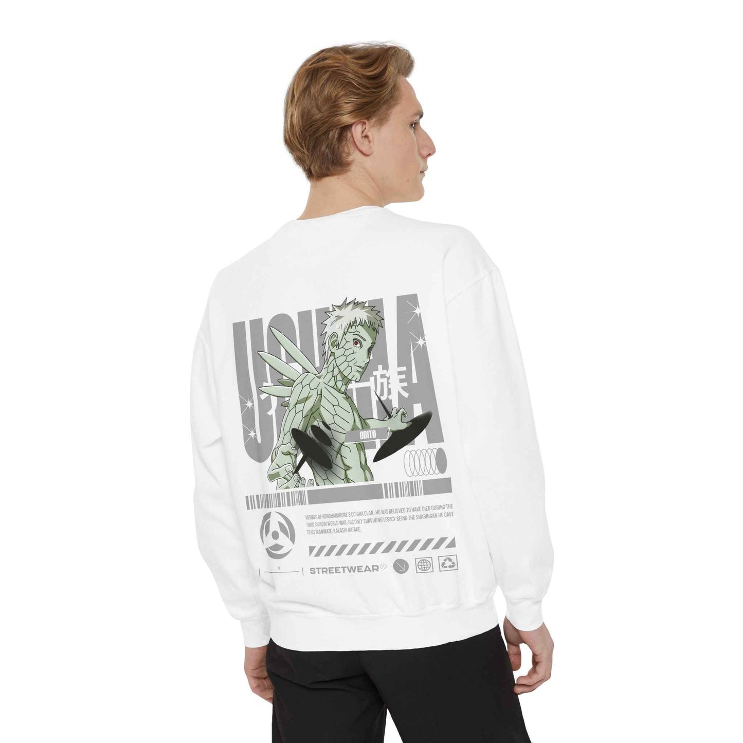 Anime Streetwear Sweatshirt - Uchiha Obito Design