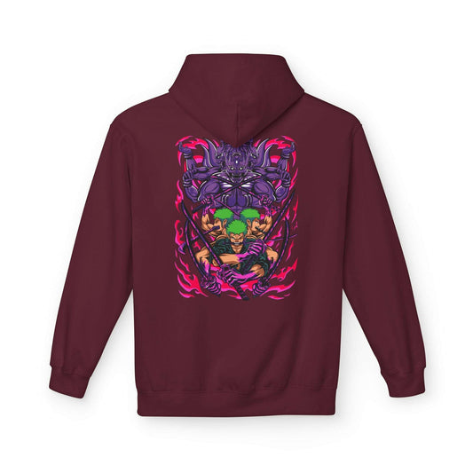 Roronoa Zoro One Piece Anime Streetwear – Premium Hoodie | Maklenn – Front View