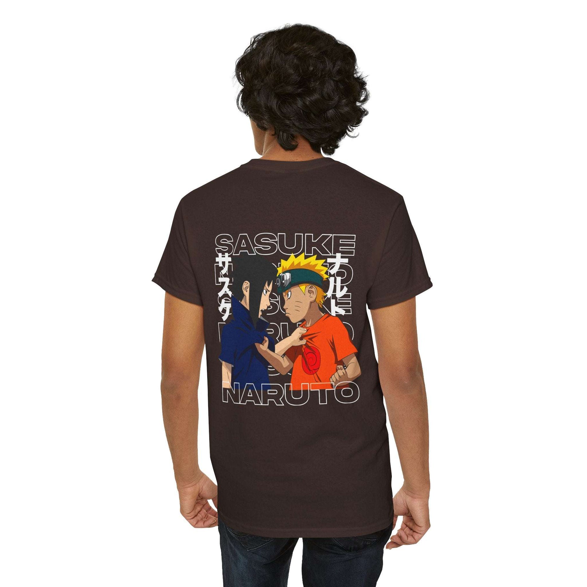 Naruto vs Sasuke Graphic Tee — Anime Friendship & Rivalry T-Shirt Maklenn Naruto vs Sasuke Graphic Tee — Anime Friendship & Rivalry T-Shirt T-Shirt Maklenn www.maklenn.com India 21.80