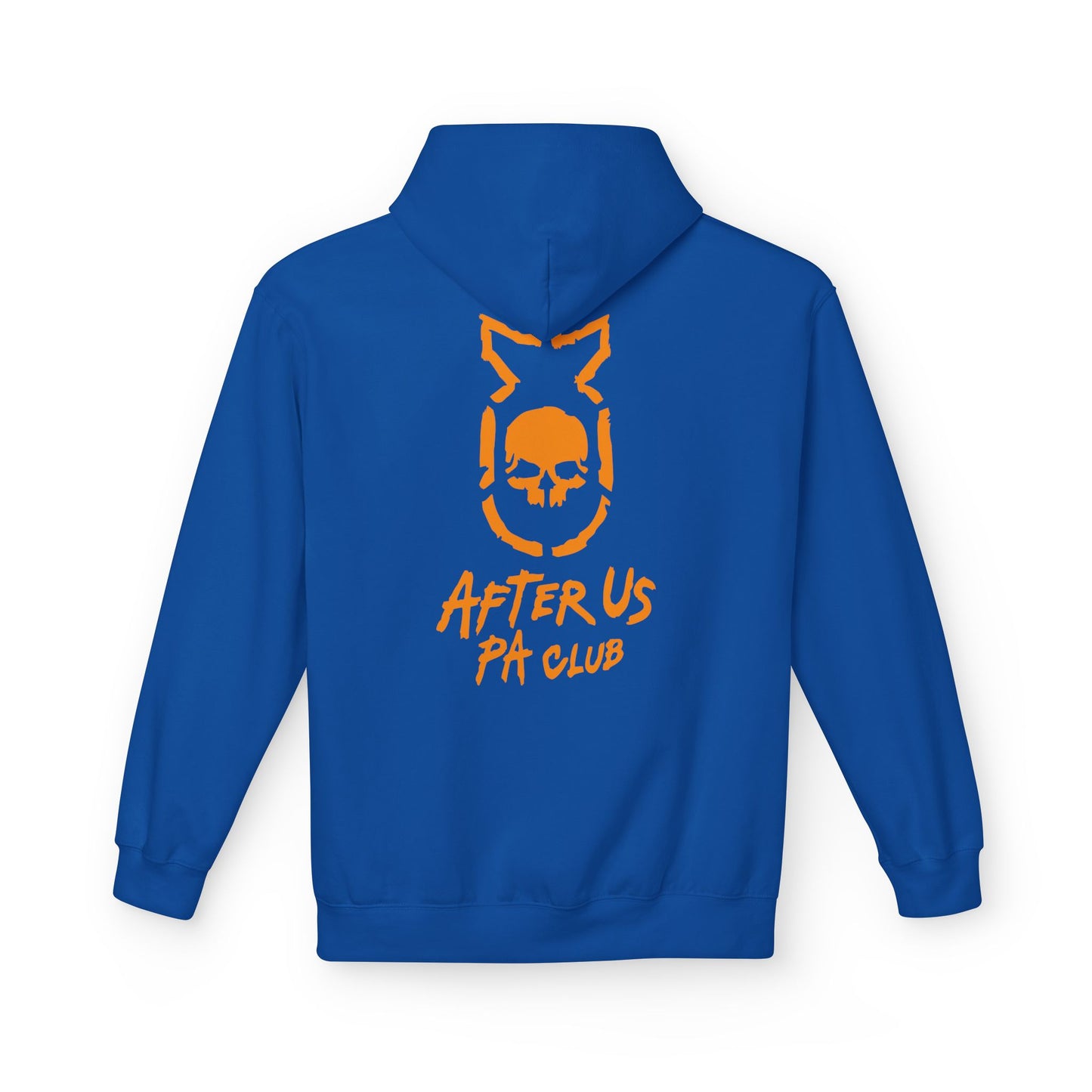 Edgy Unisex Fleece Hoodie - After Us PA Club, Casual Streetwear, Gift for Music Lovers, Home Lounge Wear, Unique Graphic Design Printify