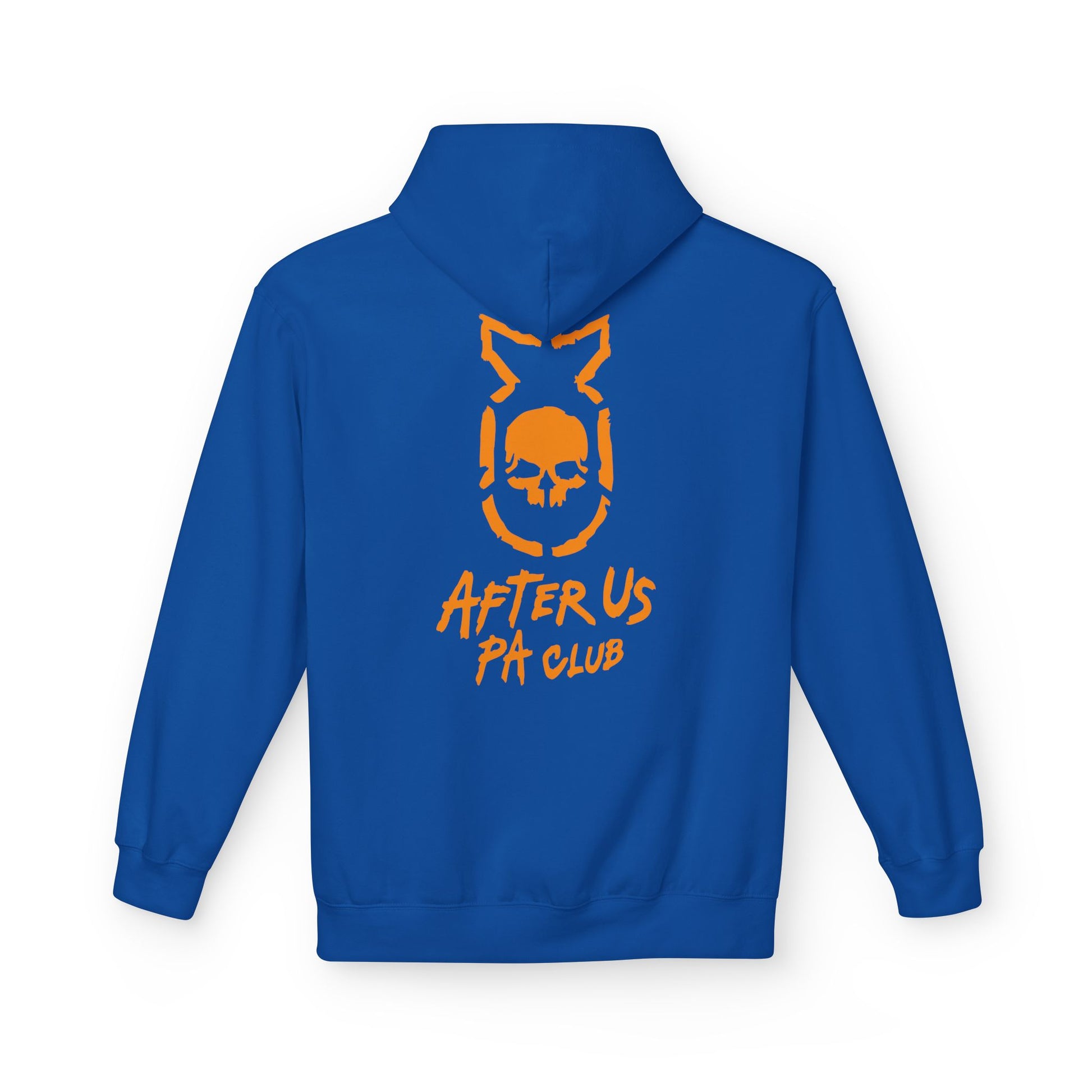 Edgy Unisex Fleece Hoodie - After Us PA Club, Casual Streetwear, Gift for Music Lovers, Home Lounge Wear, Unique Graphic Design Printify