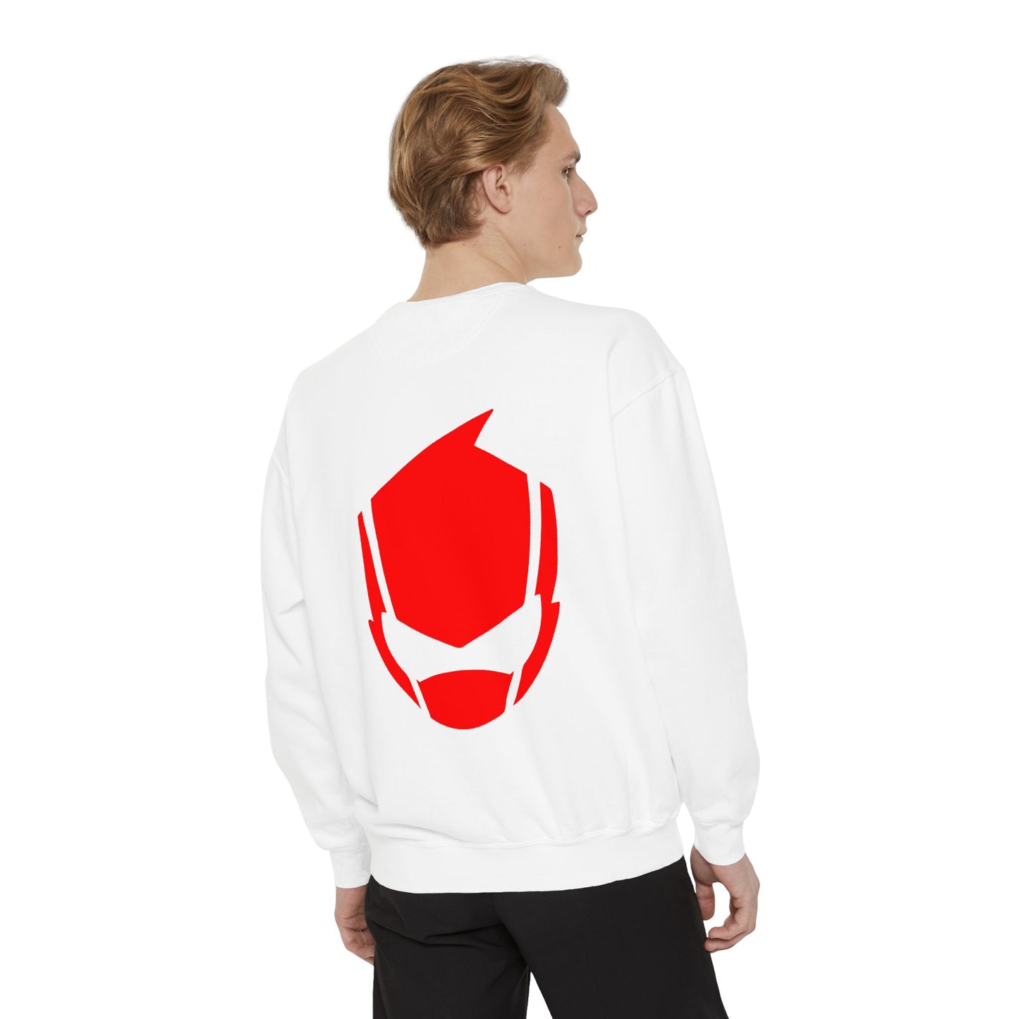 Bold Graphic Unisex Sweatshirt, Cozy Streetwear, Perfect Gift for Comics Fans, Casual Everyday Wear, Unique Holiday Apparel Printify