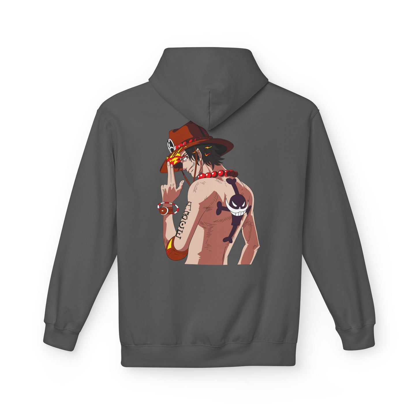 One Piece Ace Graphic Hoodie — Anime Pirate Crew Sweatshirt