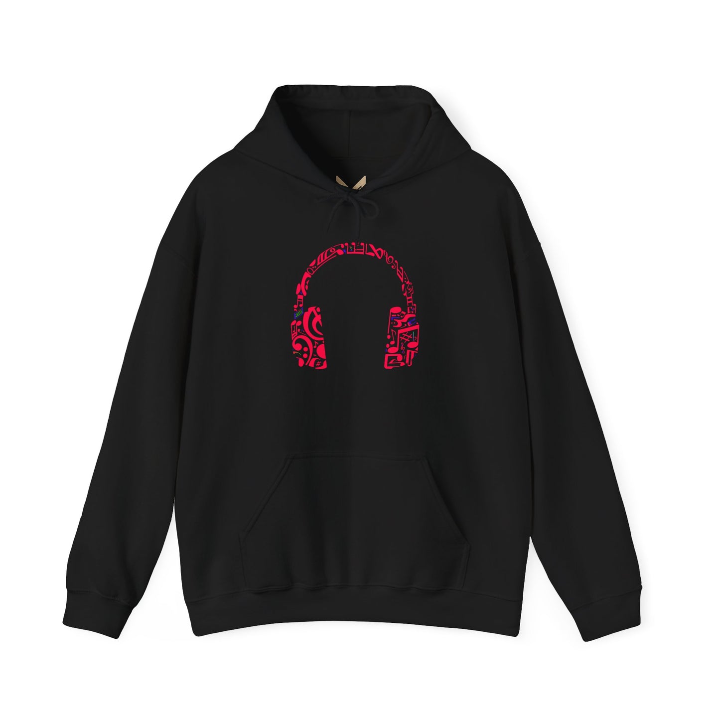 Music Vibes Unisex Hoodie - Cozy Sweatshirt for Music Lovers, Gift for Musicians, Casual Wear, Festival Style, Headphones Design Printify
