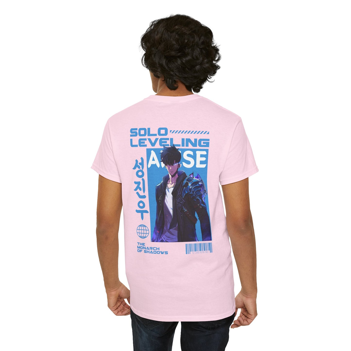 Solo Leveling Graphic Tee — Sung Jinwoo Anime-Inspired Shirt