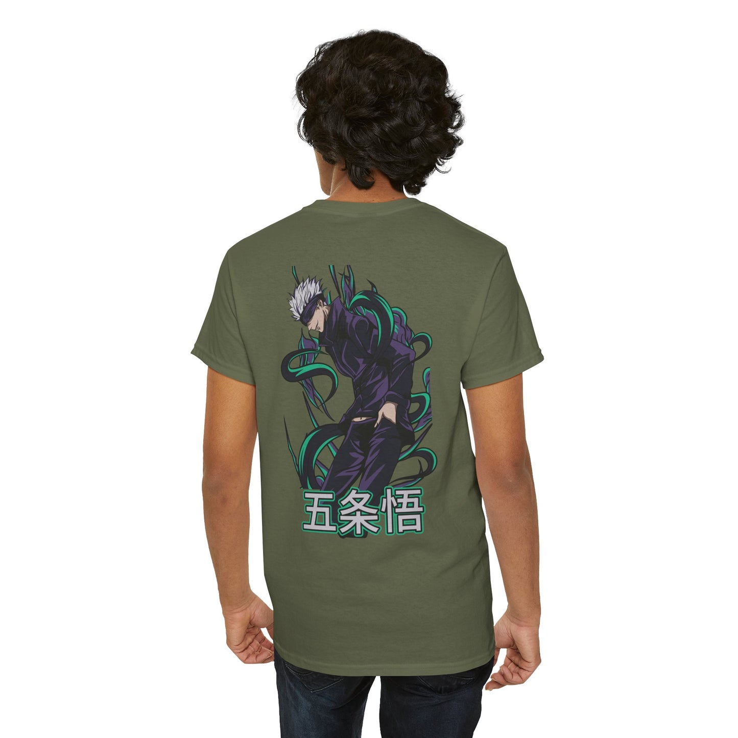 Jujutsu Kaisen Graphic Tee — Gojo Satoru Back Print Shirt