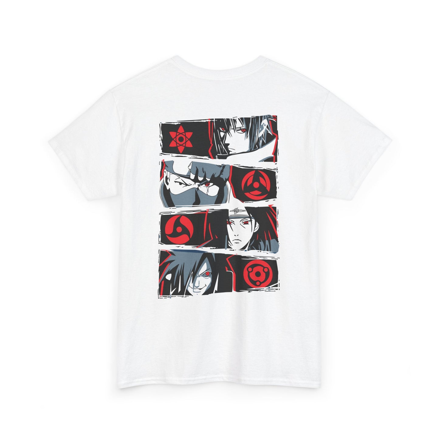 Anime Eyes Graphic Tee — Manga Character Panel Back Print
