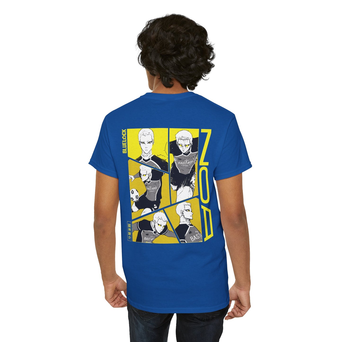Noa "Zero" Blue Lock Heavyweight Tee | Maklenn
