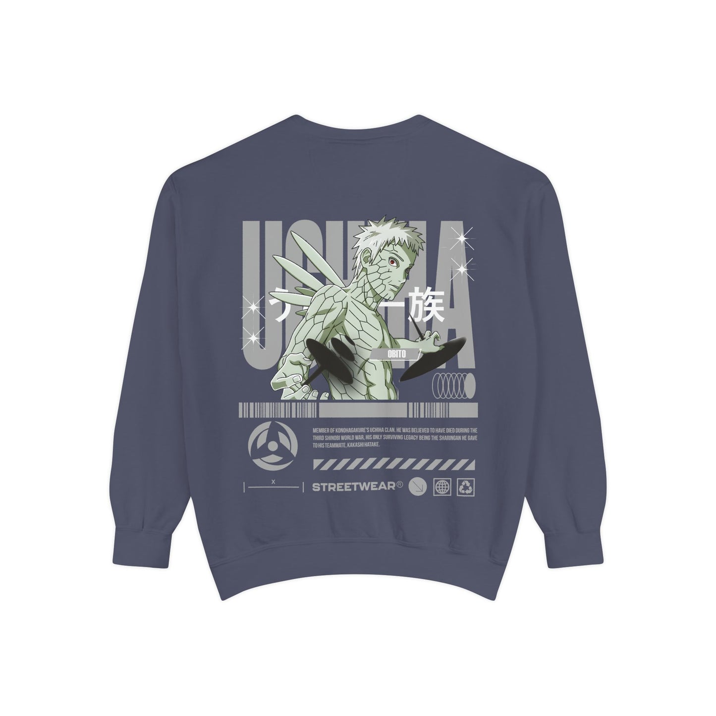 Anime Streetwear Sweatshirt - Uchiha Obito Design Printify