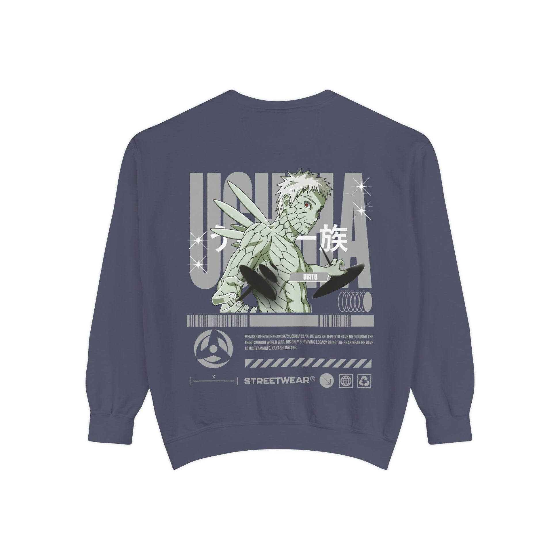 Anime Streetwear Sweatshirt - Uchiha Obito Design Printify